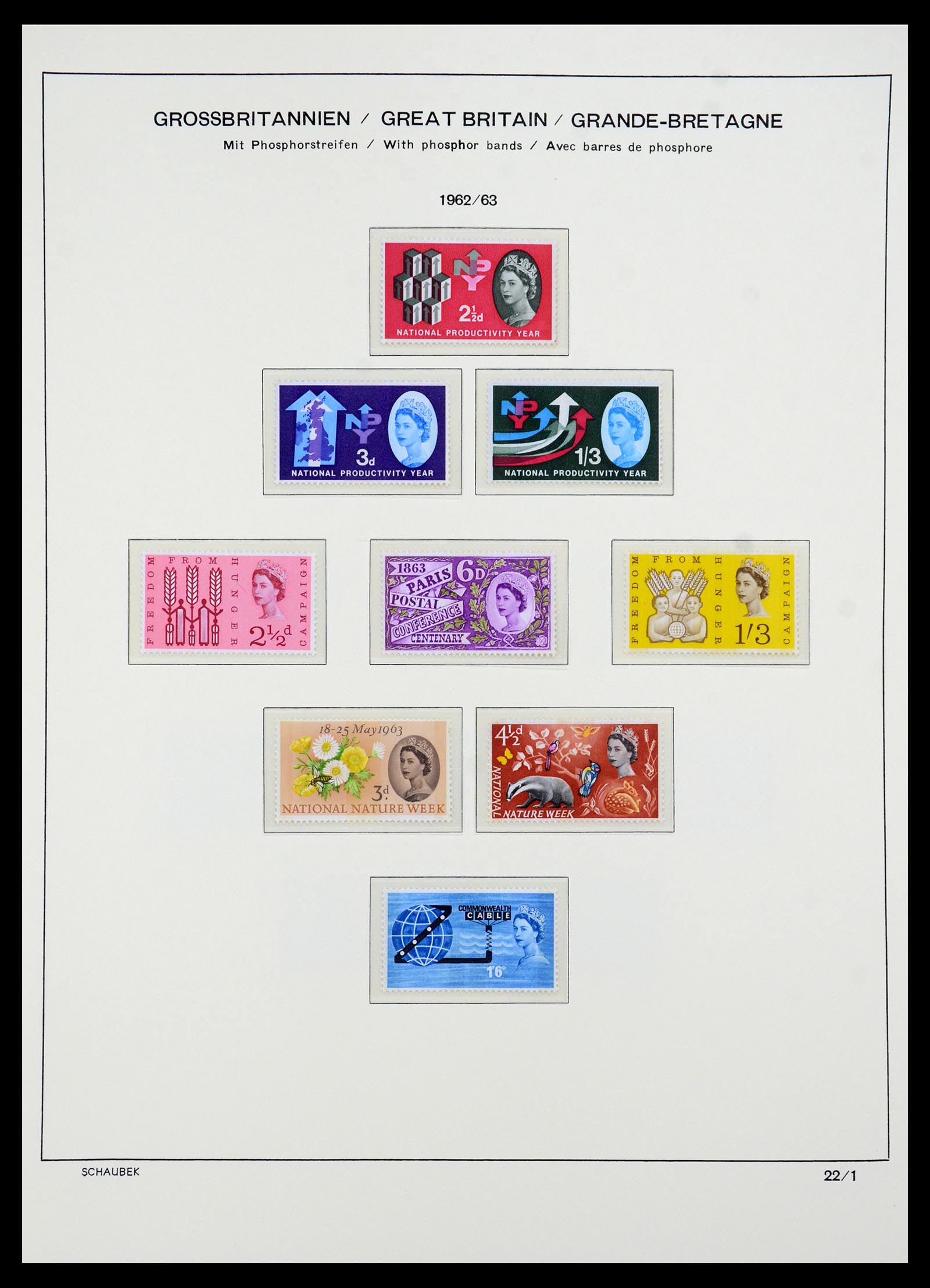 35684 007 - Postzegelverzameling 35684 Engeland en gebieden 1931-2009.