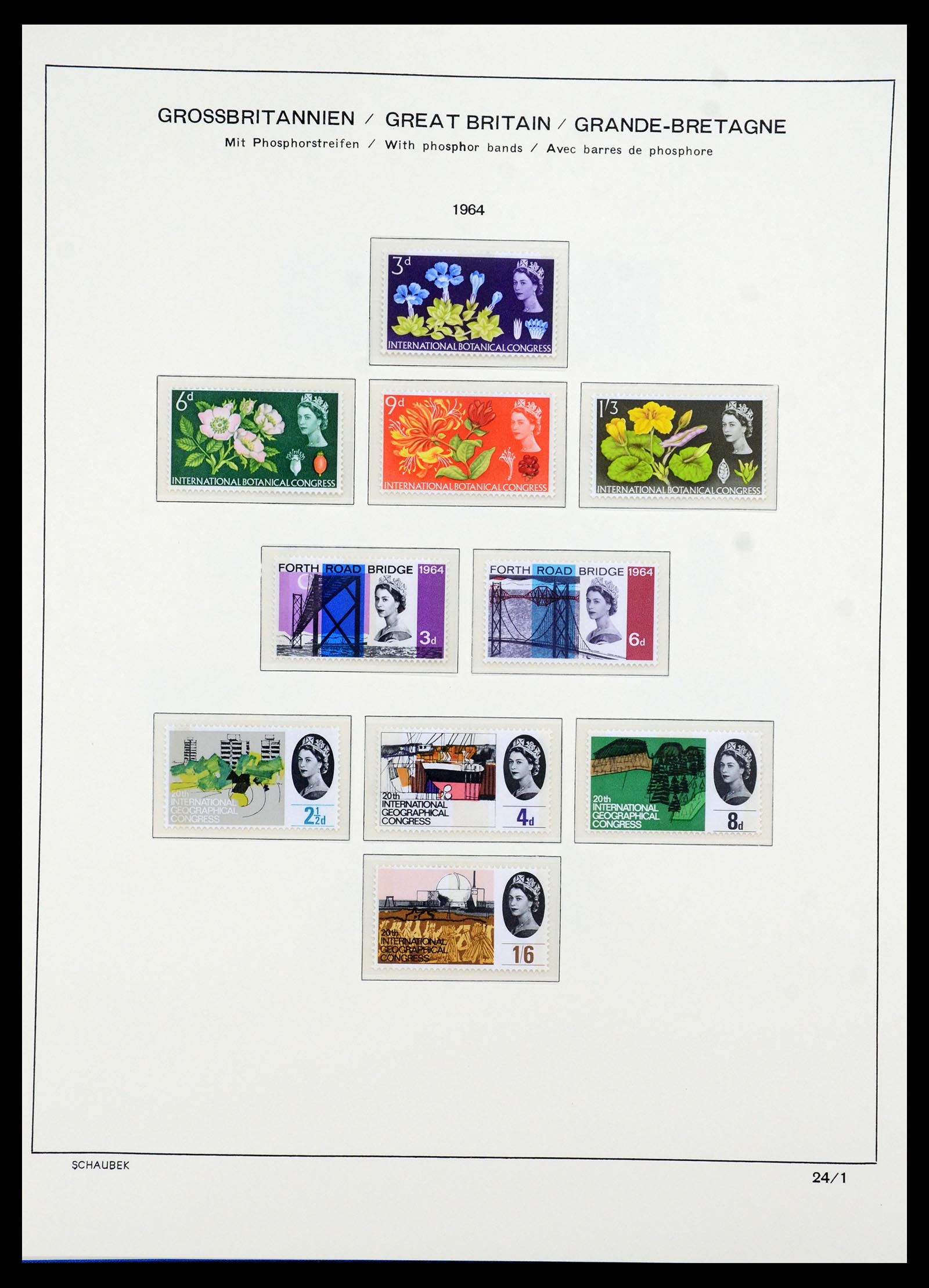 35684 011 - Postzegelverzameling 35684 Engeland en gebieden 1931-2009.