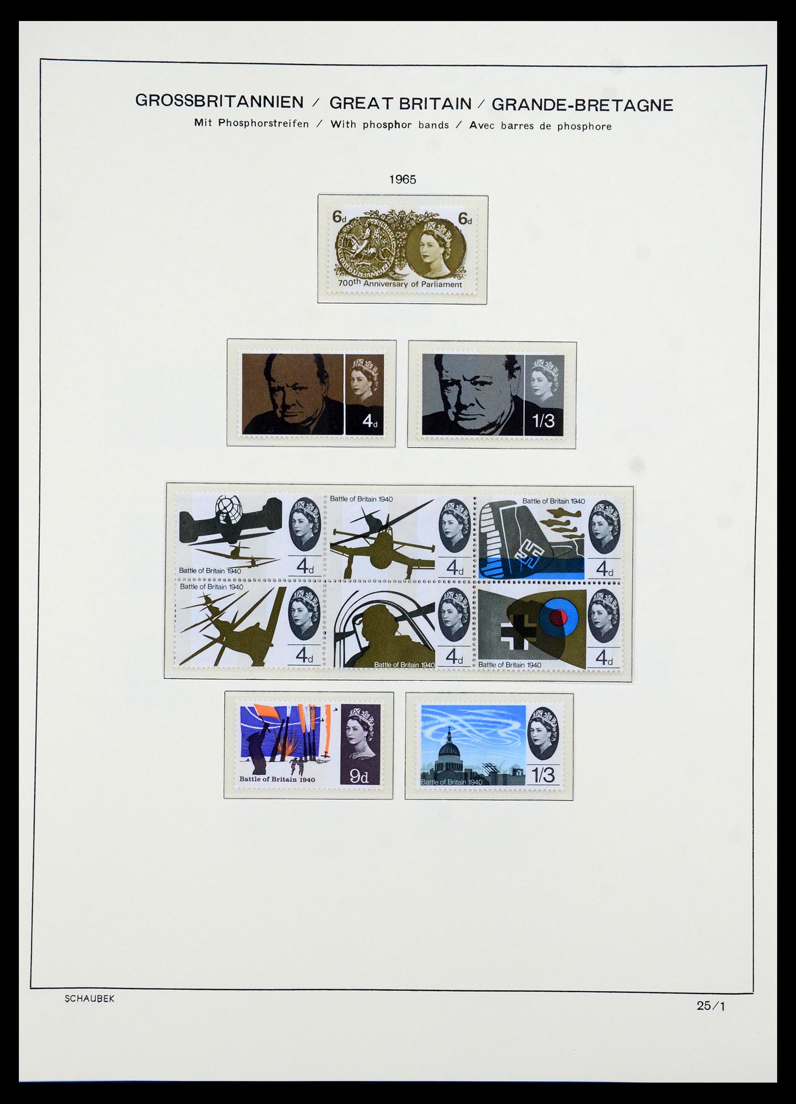 35684 013 - Postzegelverzameling 35684 Engeland en gebieden 1931-2009.