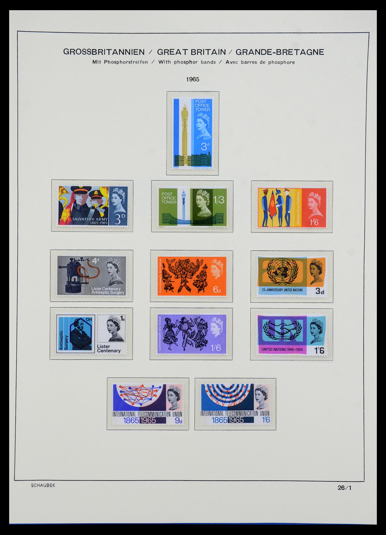 35684 015 - Postzegelverzameling 35684 Engeland en gebieden 1931-2009.