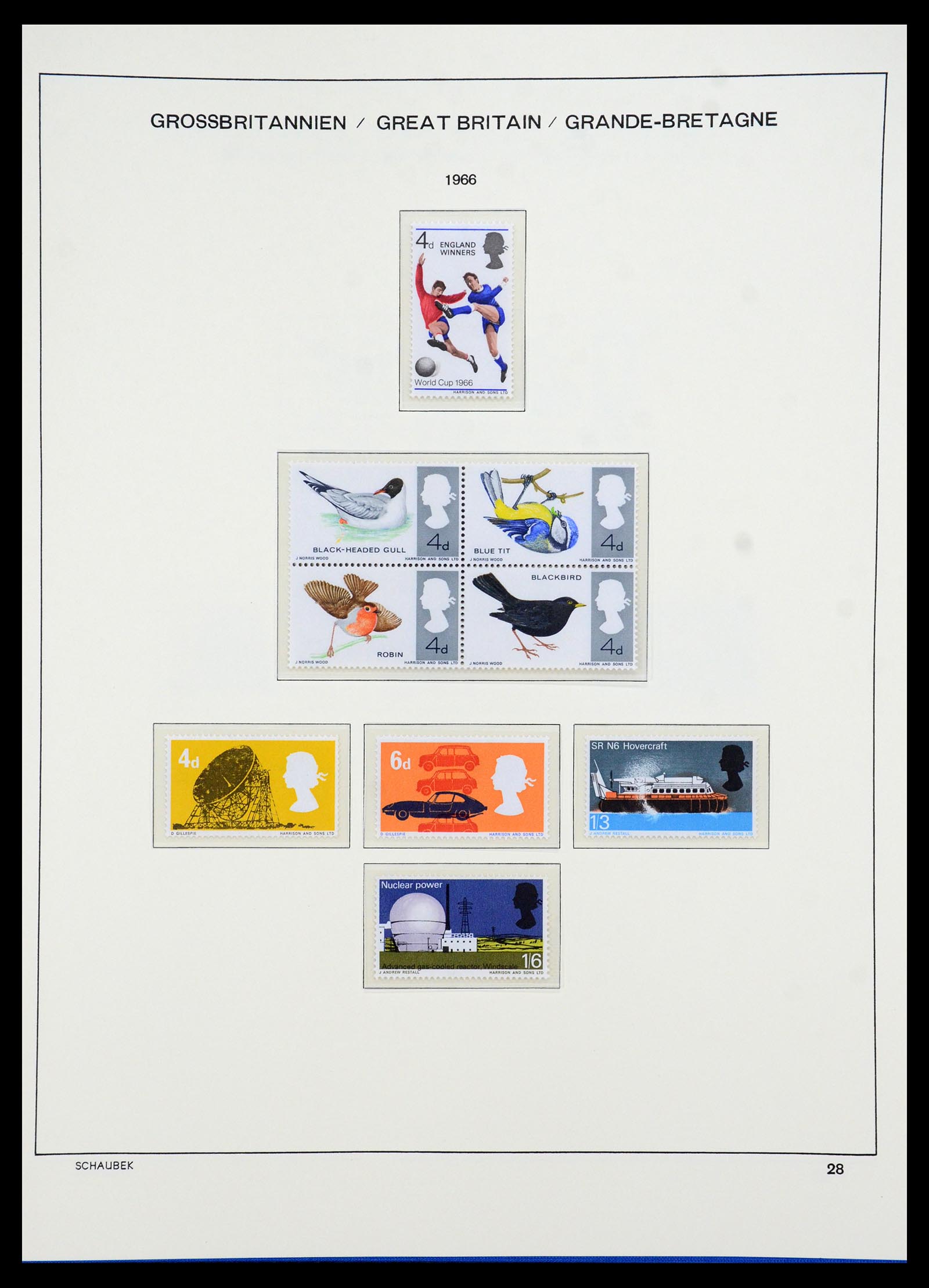 35684 018 - Postzegelverzameling 35684 Engeland en gebieden 1931-2009.