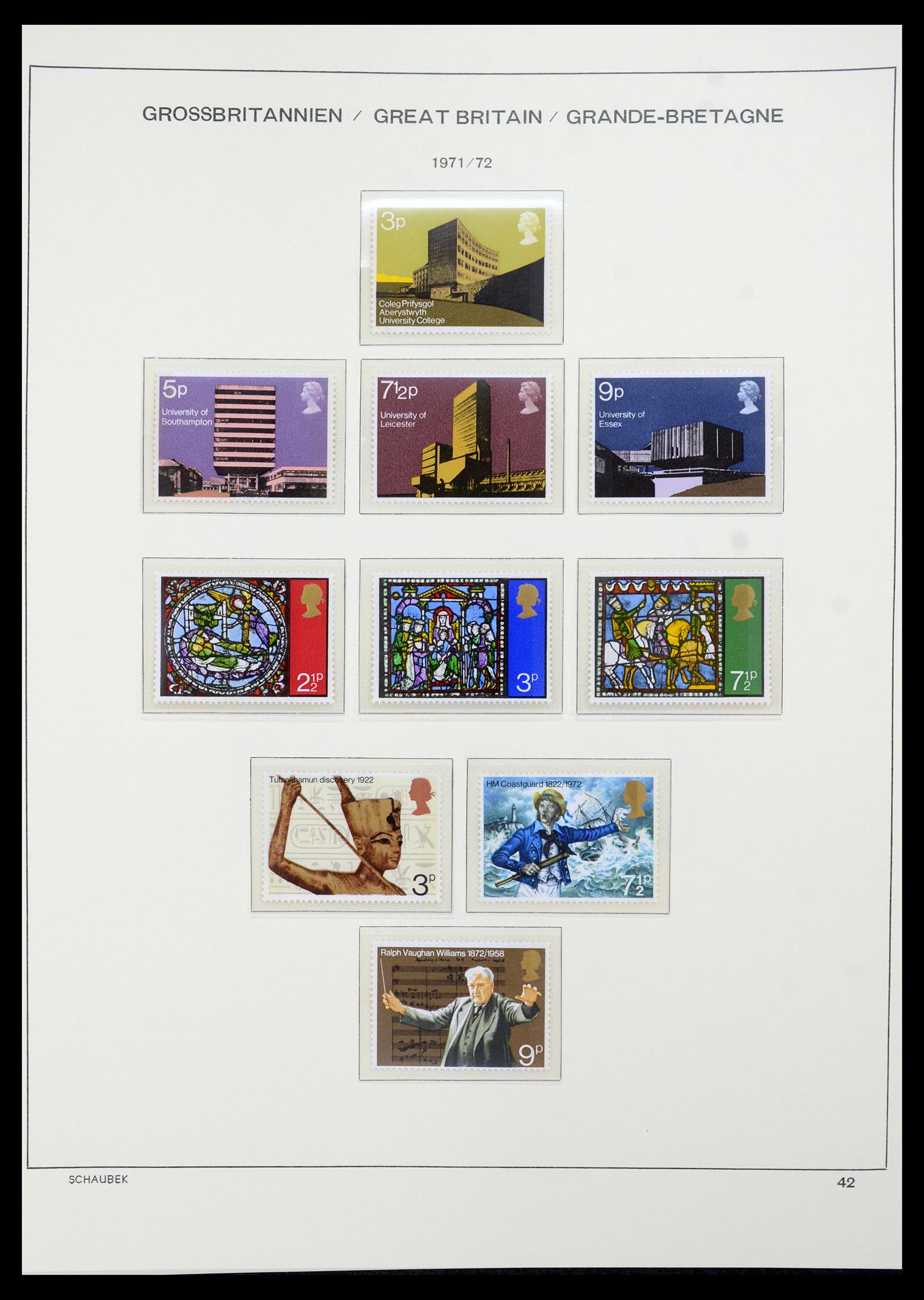 35684 037 - Postzegelverzameling 35684 Engeland en gebieden 1931-2009.