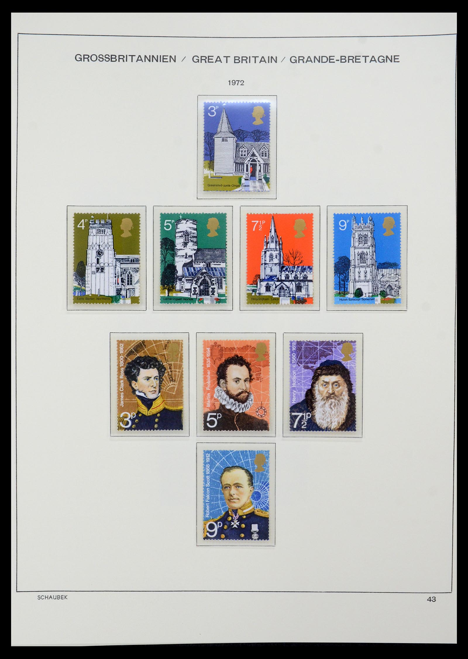 35684 038 - Postzegelverzameling 35684 Engeland en gebieden 1931-2009.
