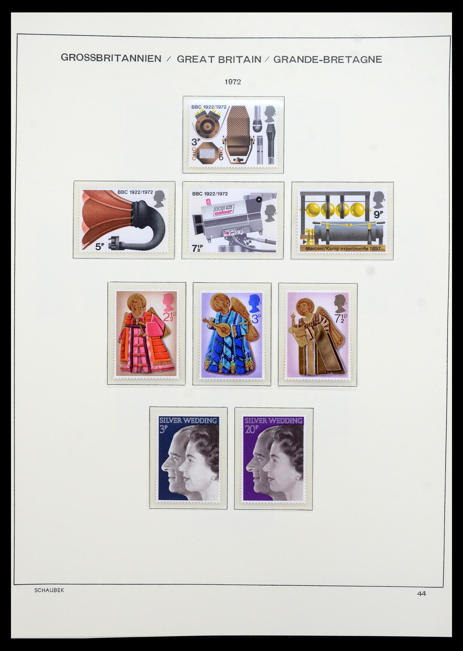 35684 039 - Postzegelverzameling 35684 Engeland en gebieden 1931-2009.