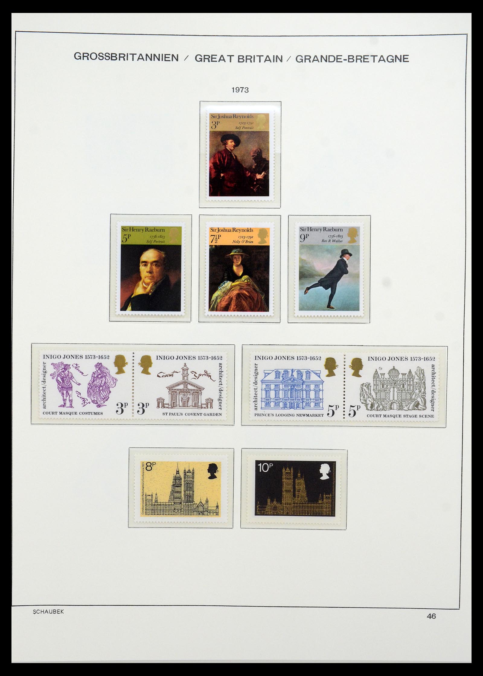 35684 041 - Postzegelverzameling 35684 Engeland en gebieden 1931-2009.