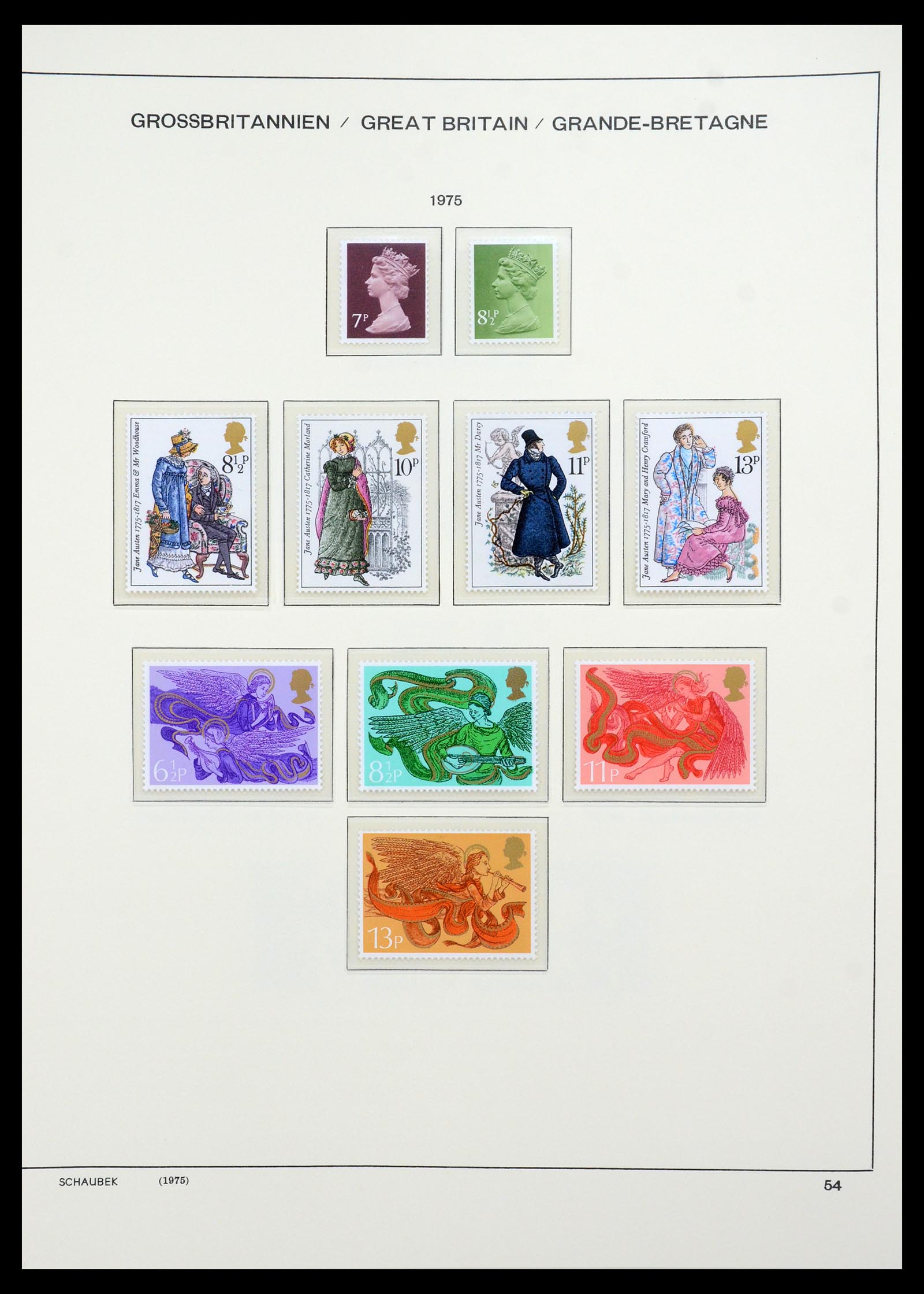 35684 048 - Postzegelverzameling 35684 Engeland en gebieden 1931-2009.