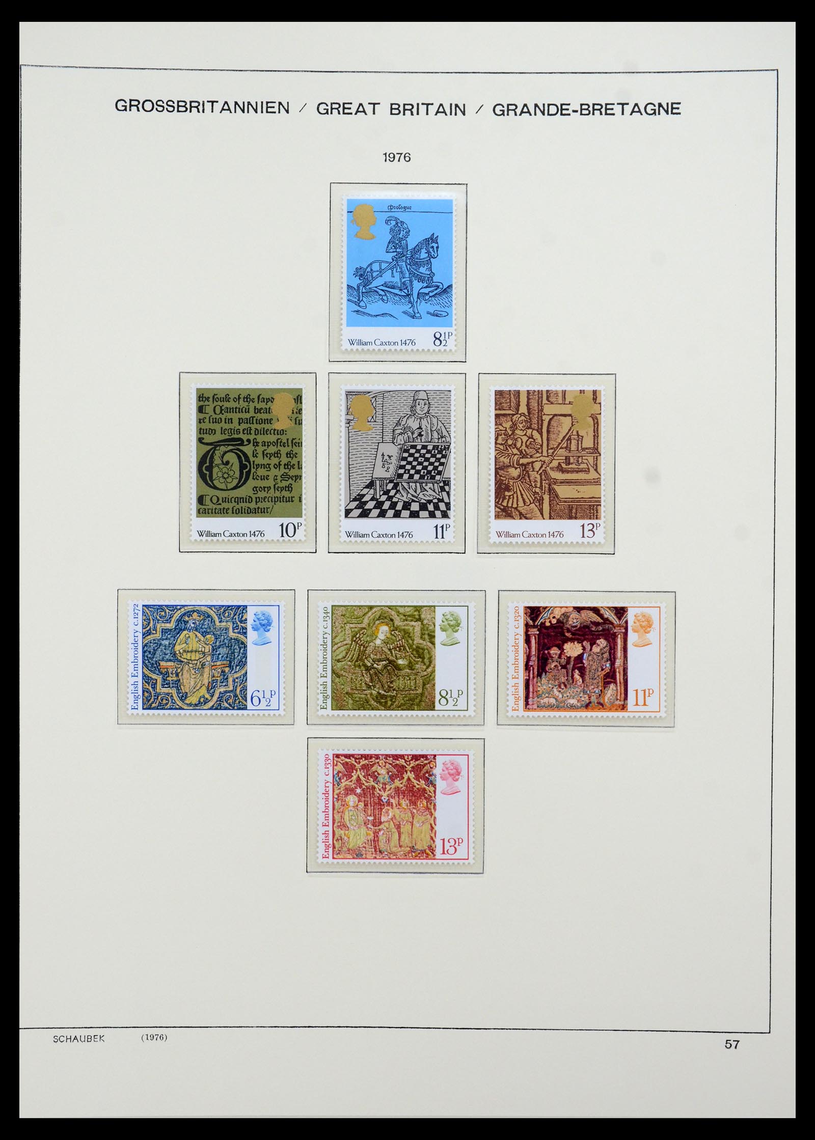35684 051 - Postzegelverzameling 35684 Engeland en gebieden 1931-2009.