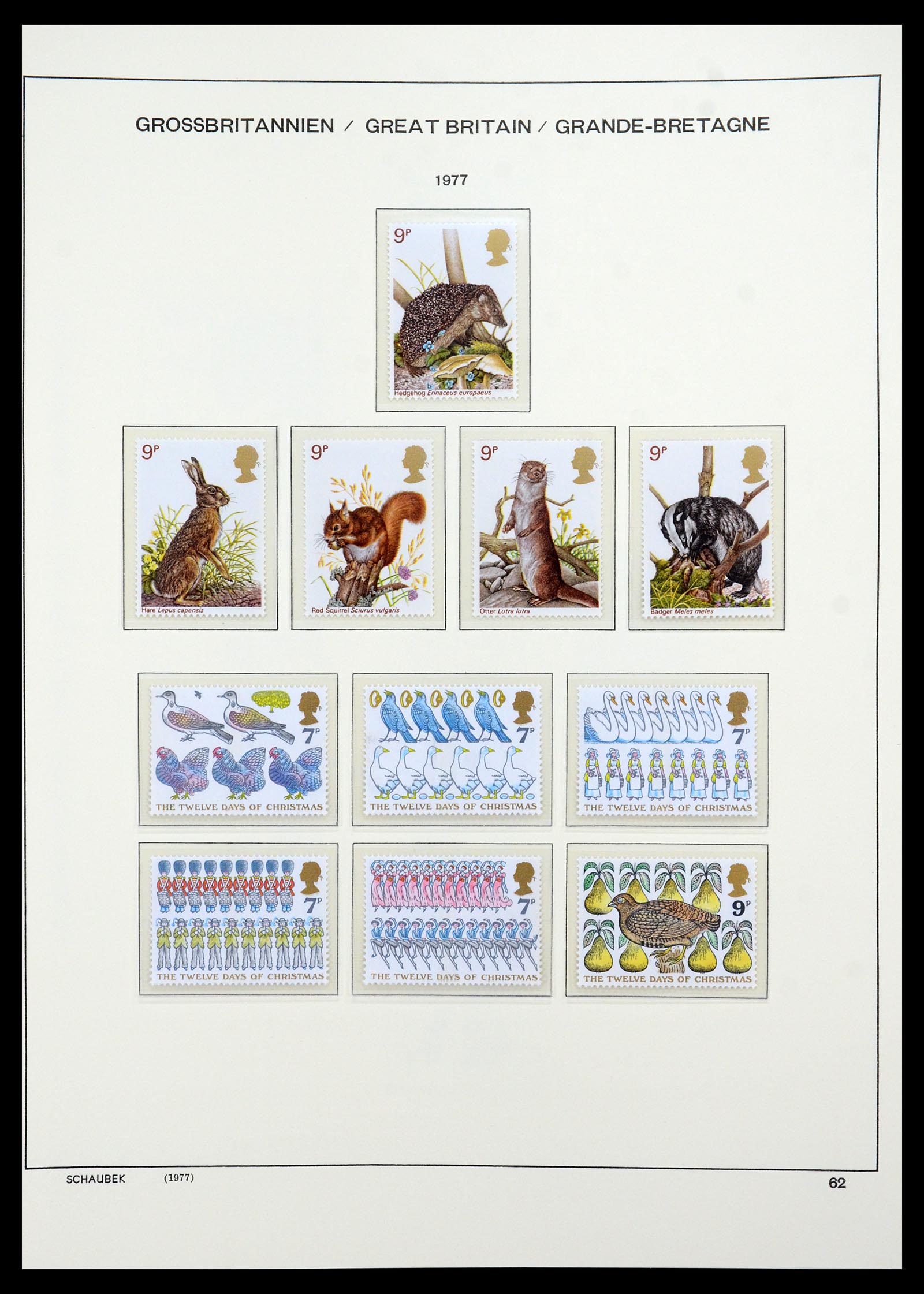 35684 055 - Postzegelverzameling 35684 Engeland en gebieden 1931-2009.