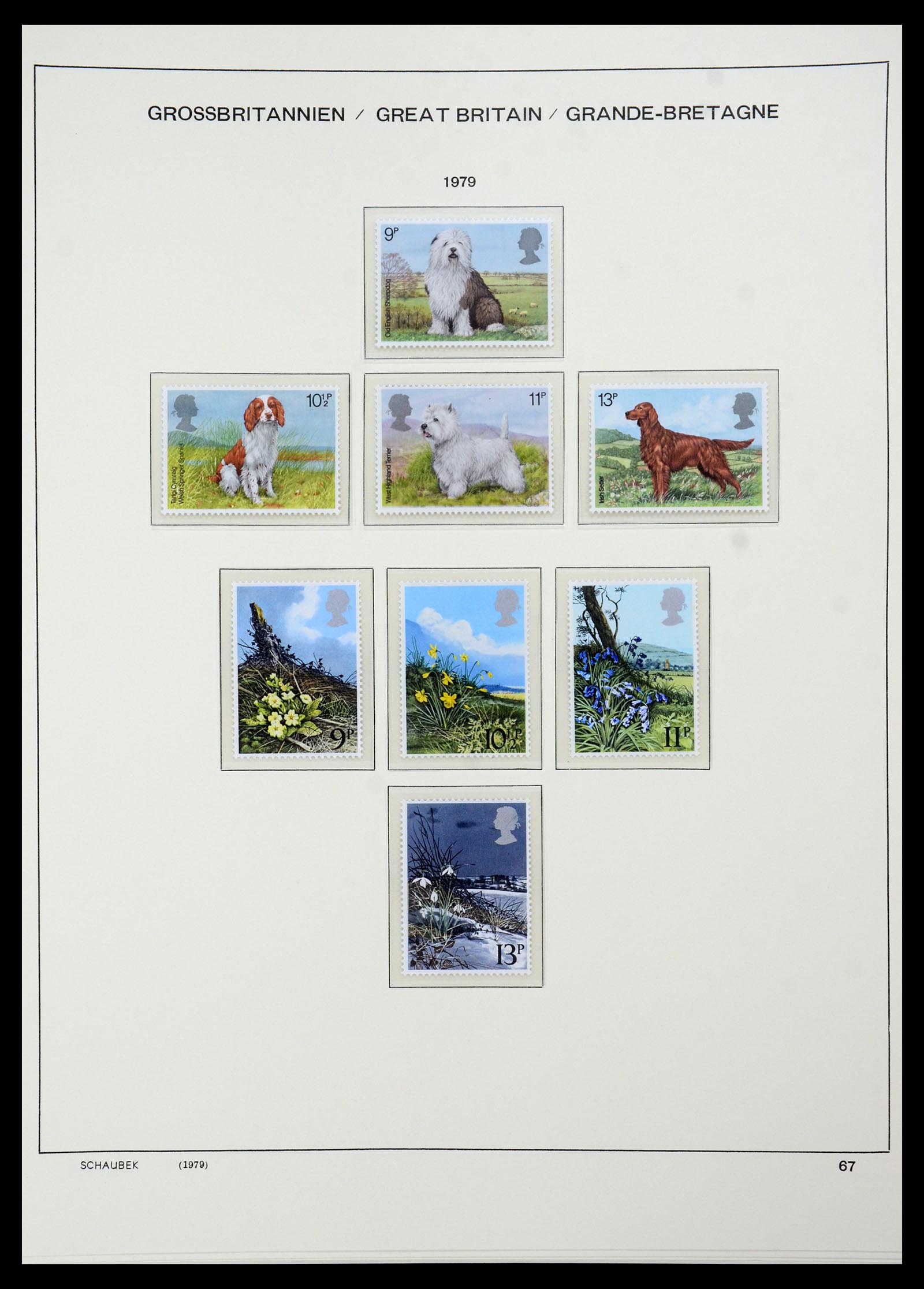 35684 062 - Postzegelverzameling 35684 Engeland en gebieden 1931-2009.
