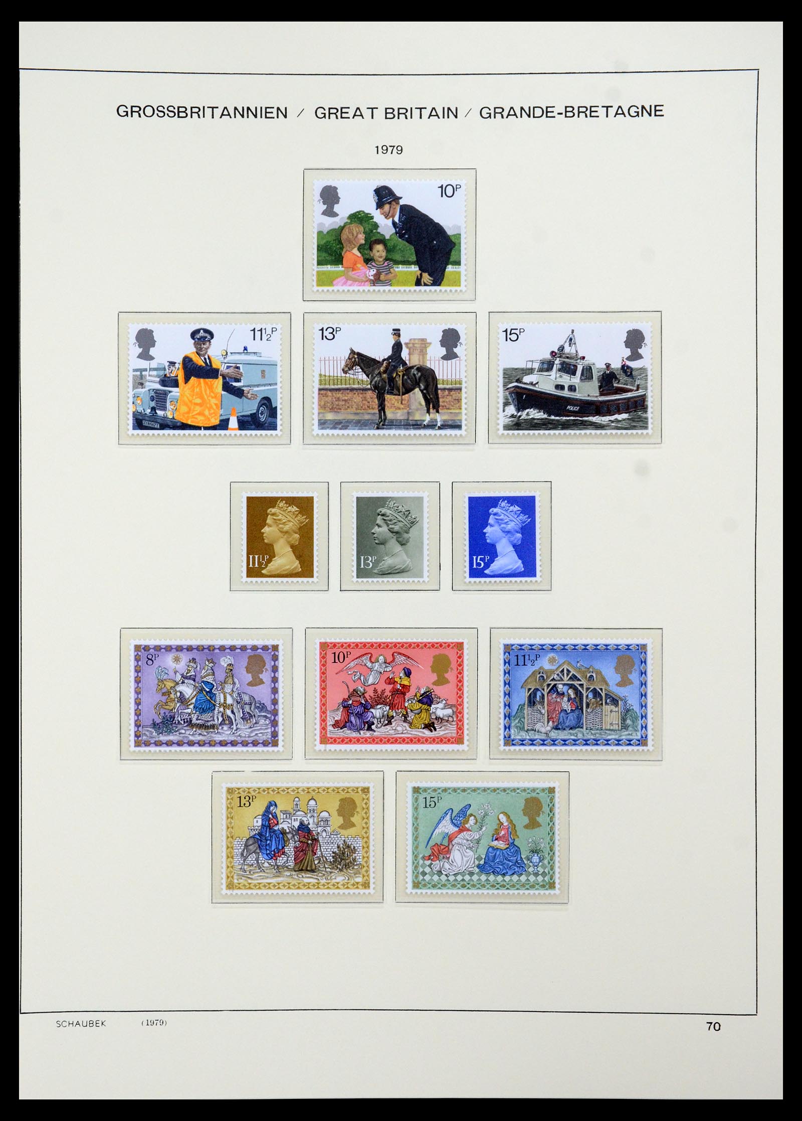 35684 065 - Postzegelverzameling 35684 Engeland en gebieden 1931-2009.