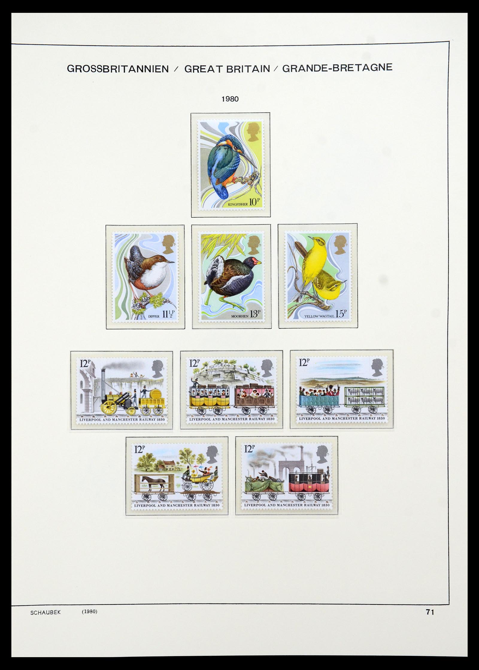 35684 067 - Postzegelverzameling 35684 Engeland en gebieden 1931-2009.
