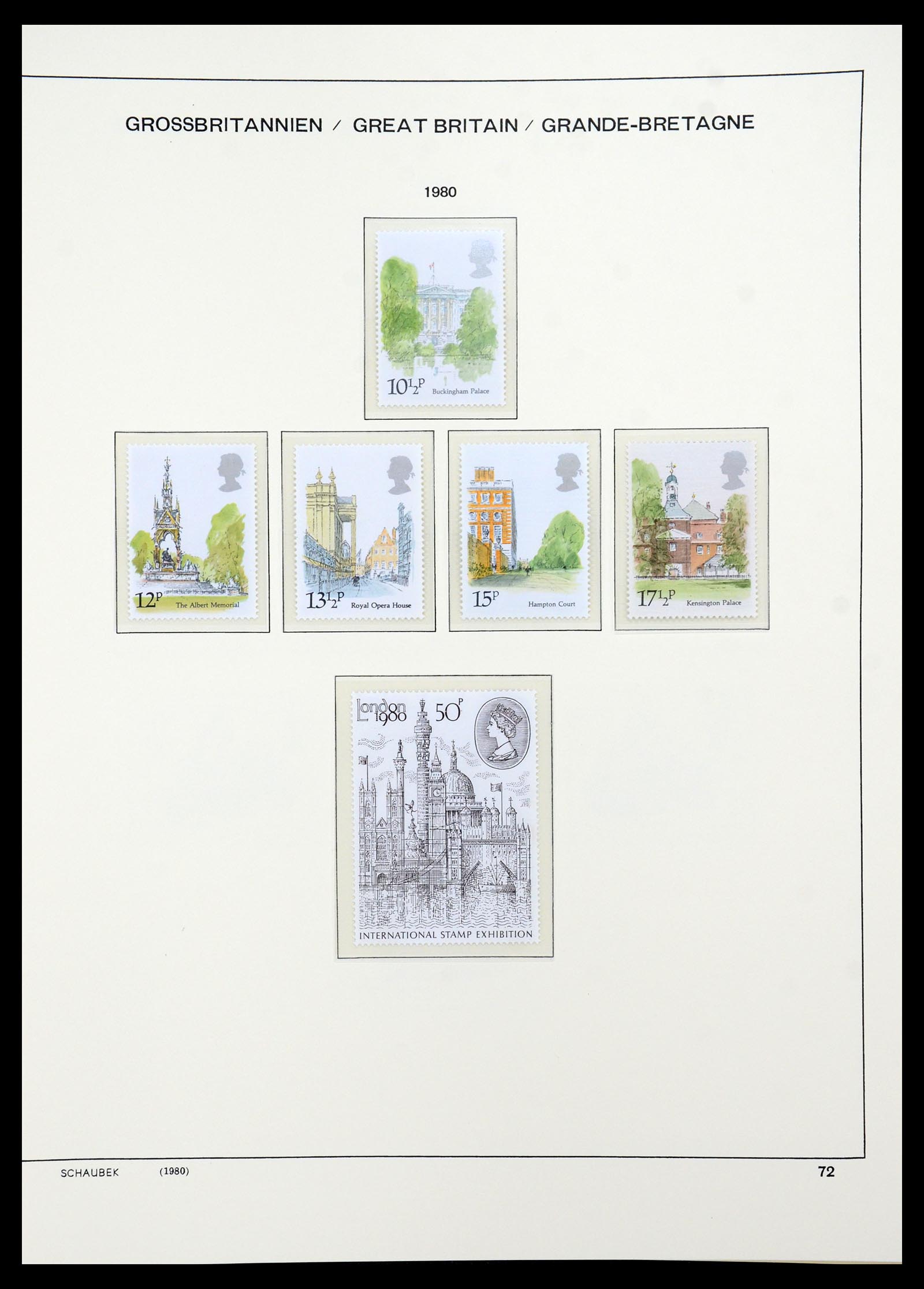 35684 069 - Postzegelverzameling 35684 Engeland en gebieden 1931-2009.