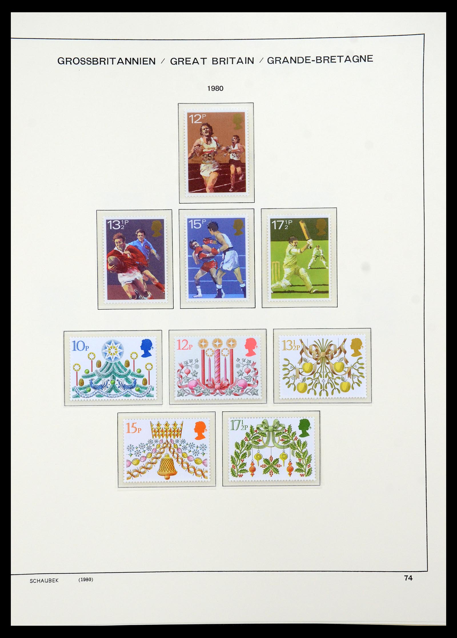 35684 071 - Postzegelverzameling 35684 Engeland en gebieden 1931-2009.