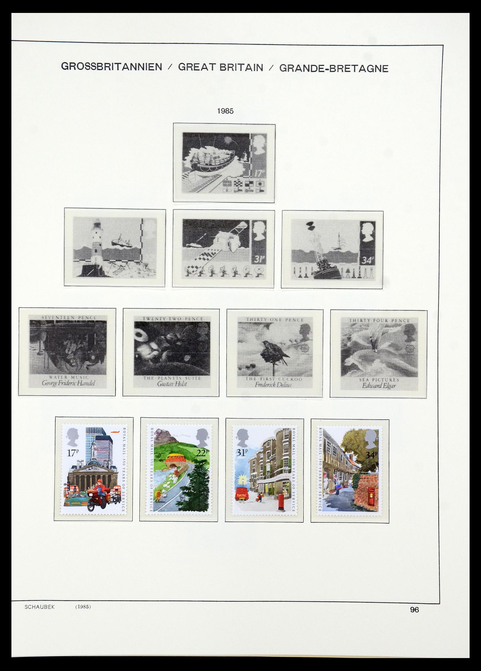 35684 079 - Postzegelverzameling 35684 Engeland en gebieden 1931-2009.