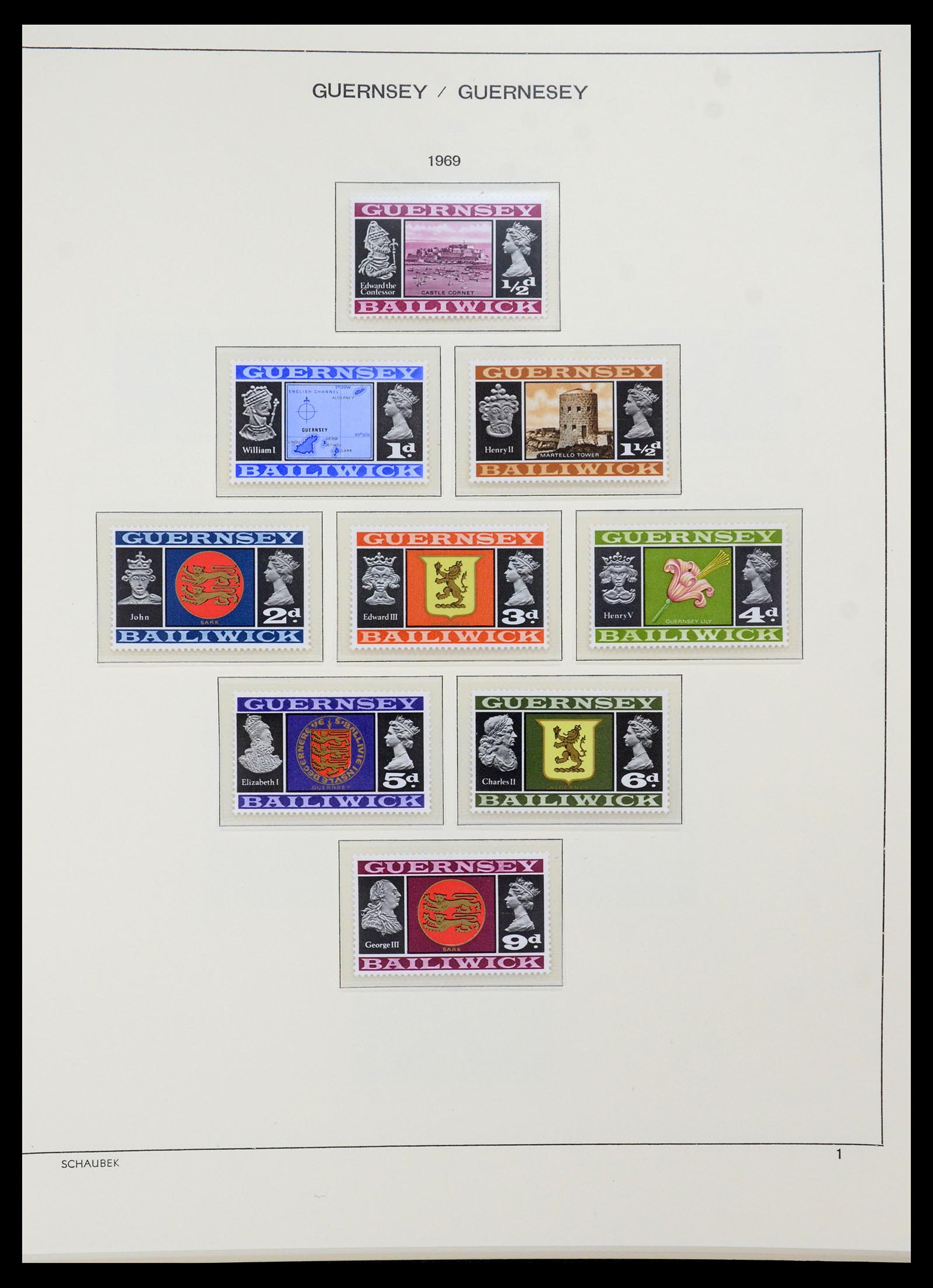 35684 092 - Postzegelverzameling 35684 Engeland en gebieden 1931-2009.