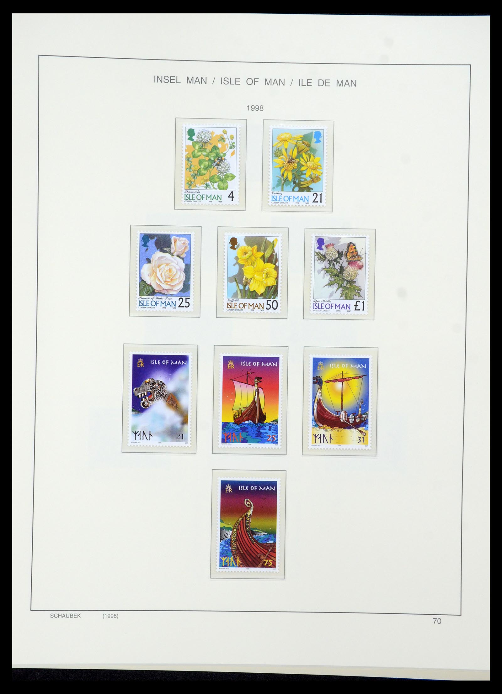 35684 528 - Postzegelverzameling 35684 Engeland en gebieden 1931-2009.