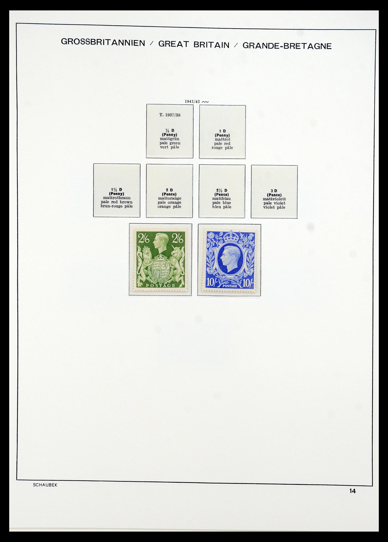 35684 561 - Postzegelverzameling 35684 Engeland en gebieden 1931-2009.