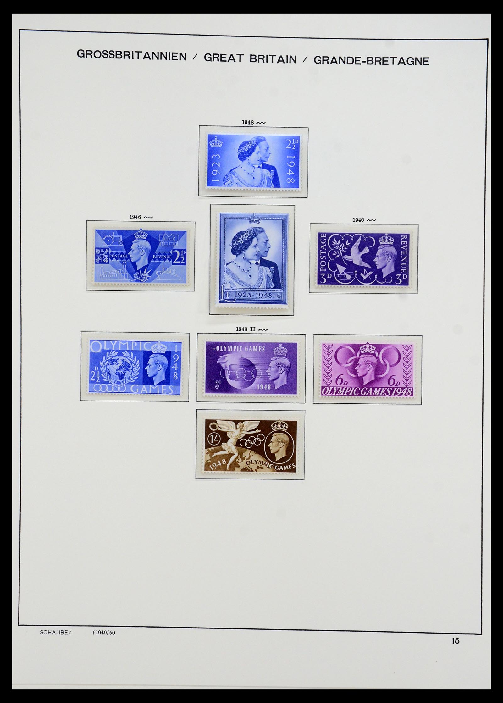 35684 562 - Postzegelverzameling 35684 Engeland en gebieden 1931-2009.