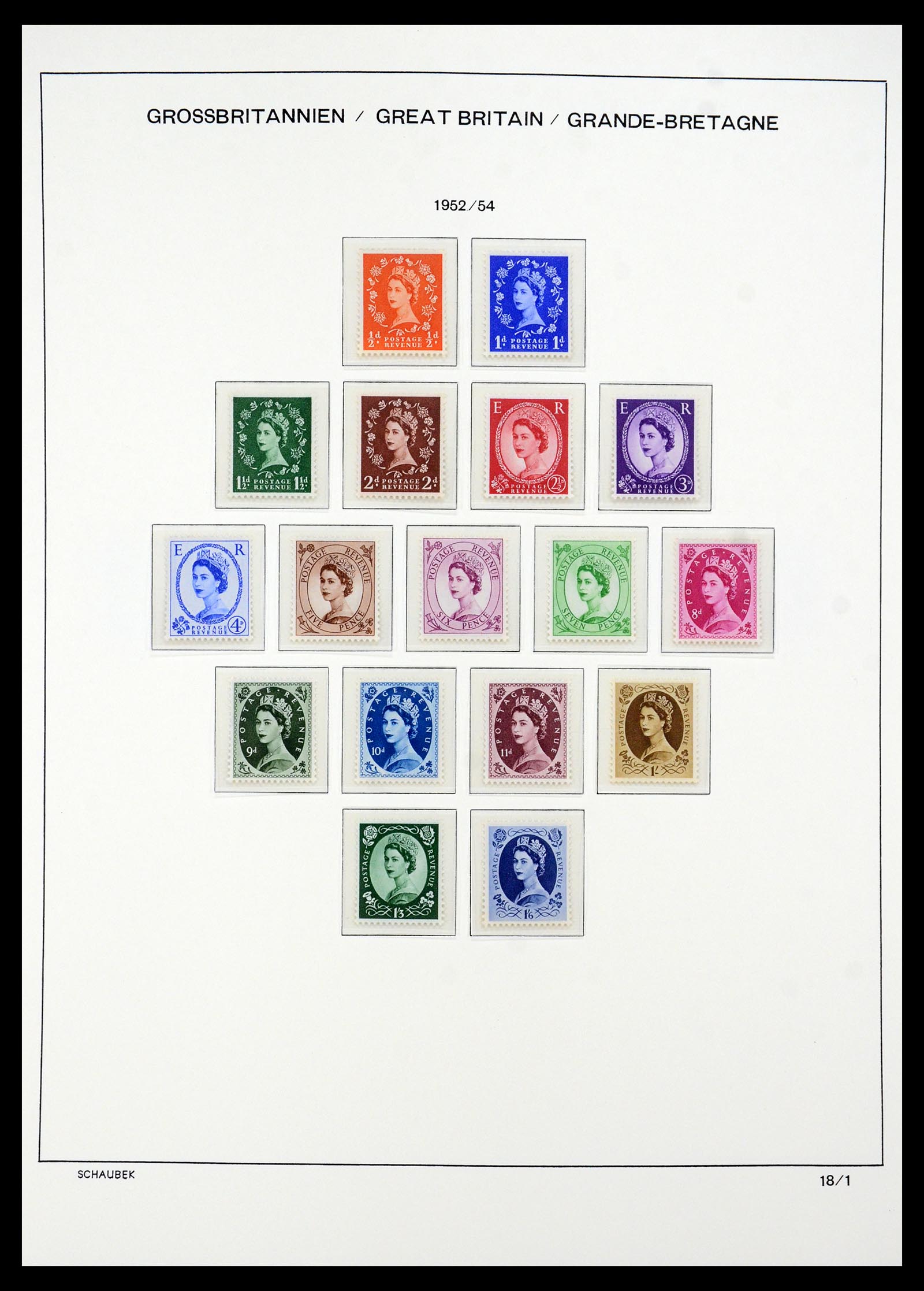 35684 566 - Postzegelverzameling 35684 Engeland en gebieden 1931-2009.