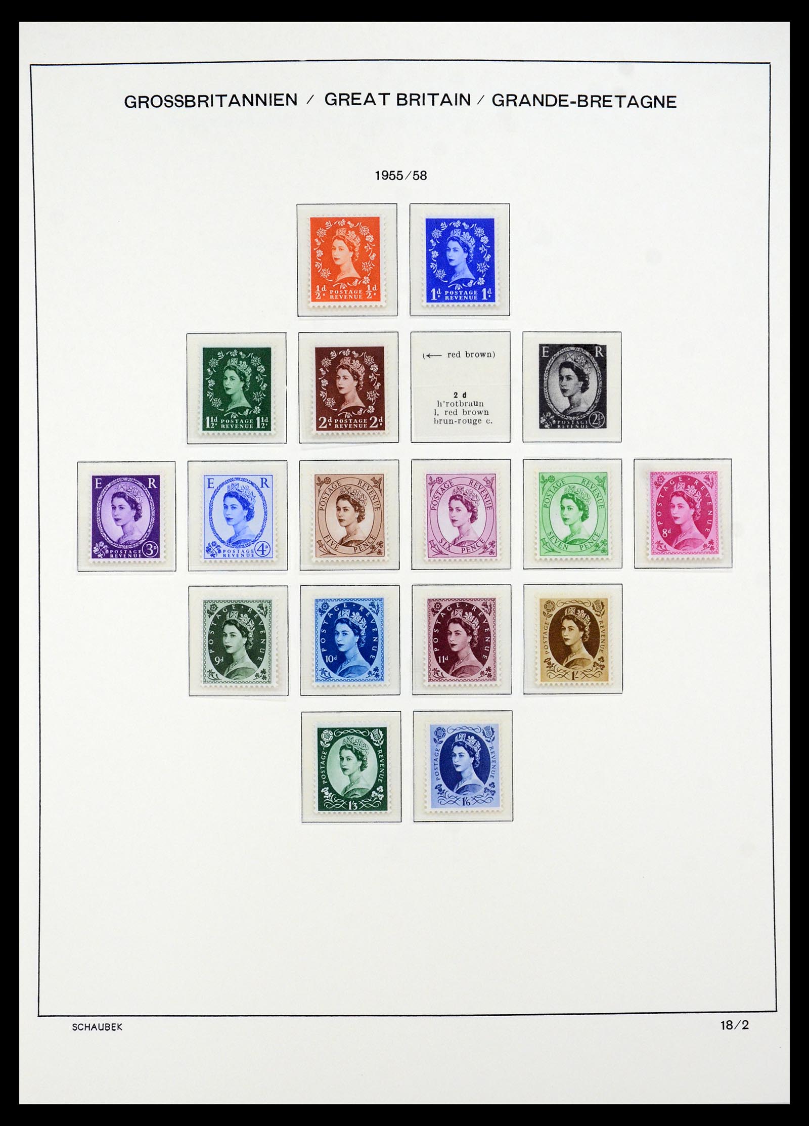 35684 567 - Postzegelverzameling 35684 Engeland en gebieden 1931-2009.