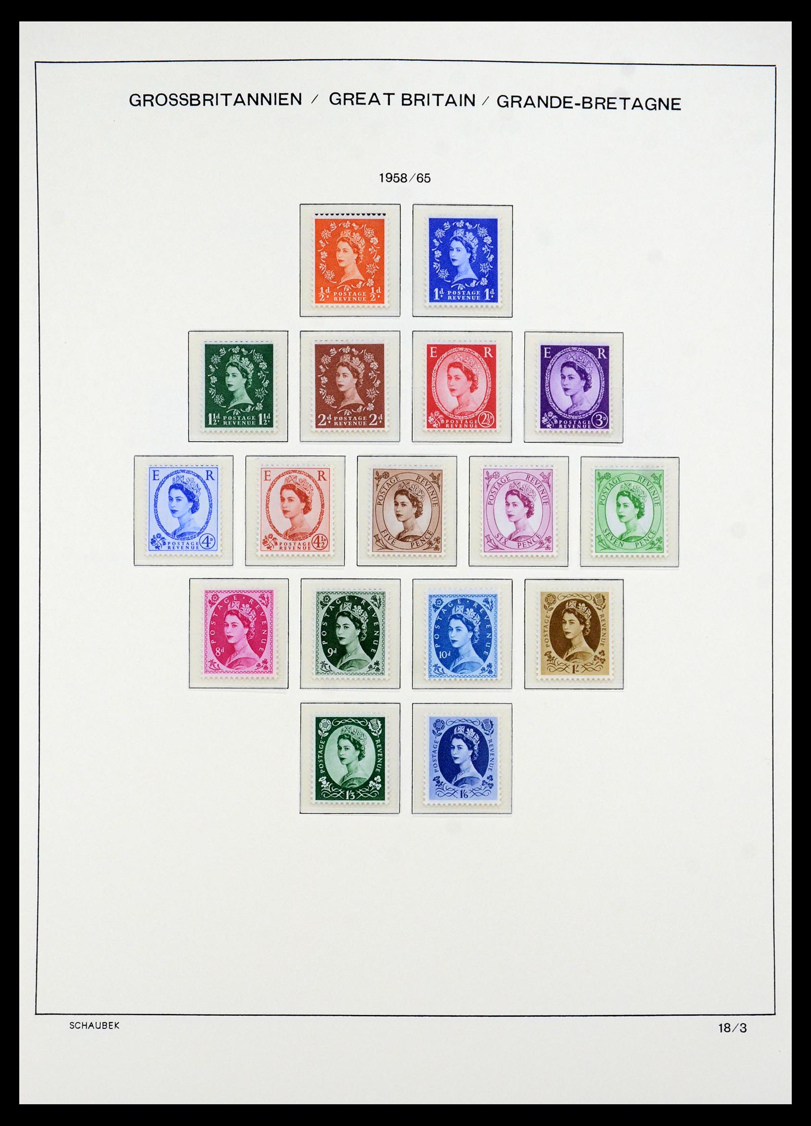 35684 569 - Postzegelverzameling 35684 Engeland en gebieden 1931-2009.