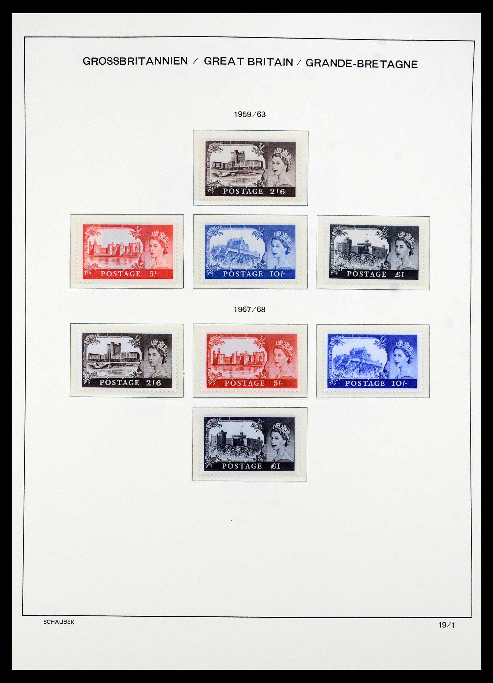 35684 572 - Postzegelverzameling 35684 Engeland en gebieden 1931-2009.