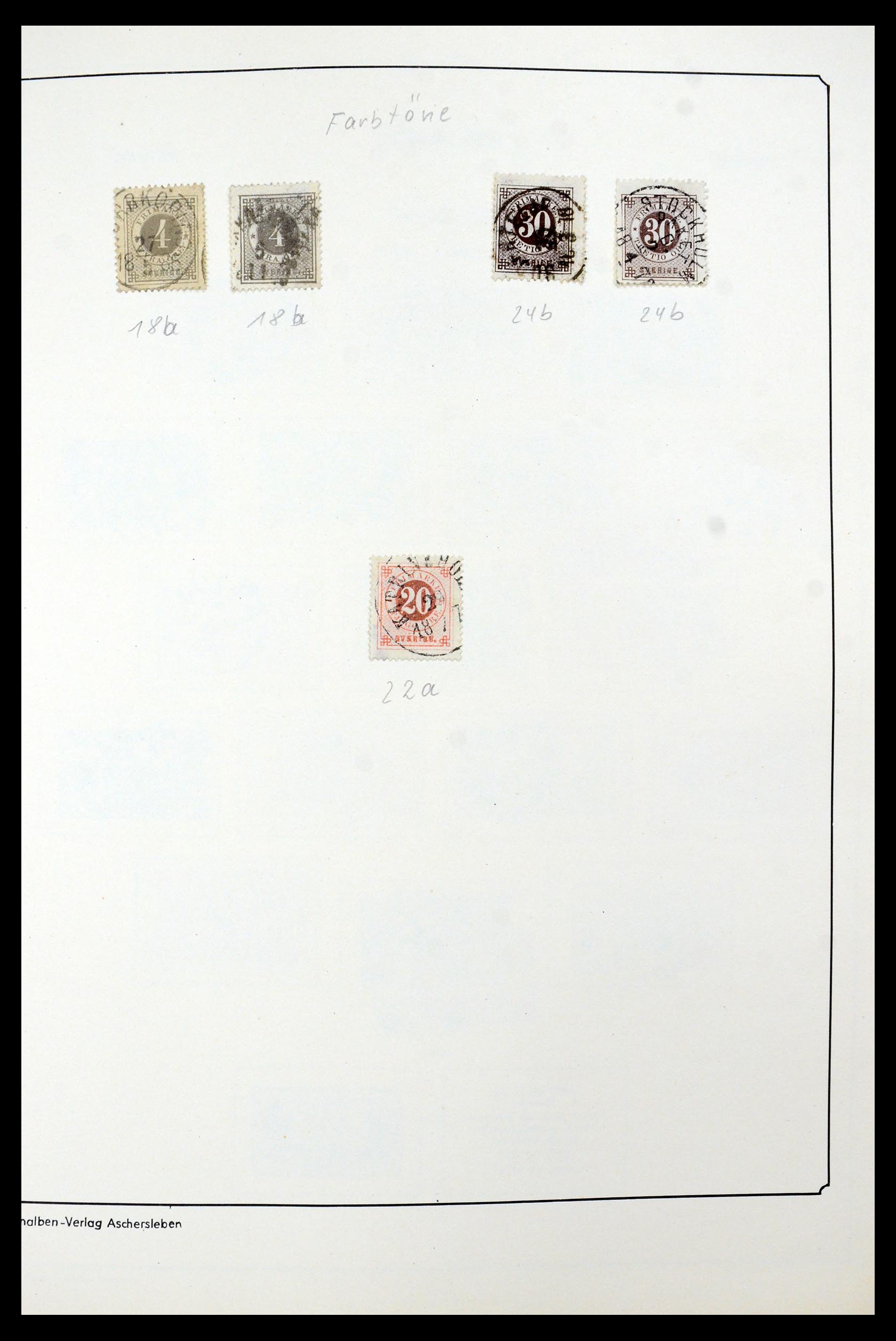 35687 006 - Postzegelverzameling 35687 Zweden 1855-2013.
