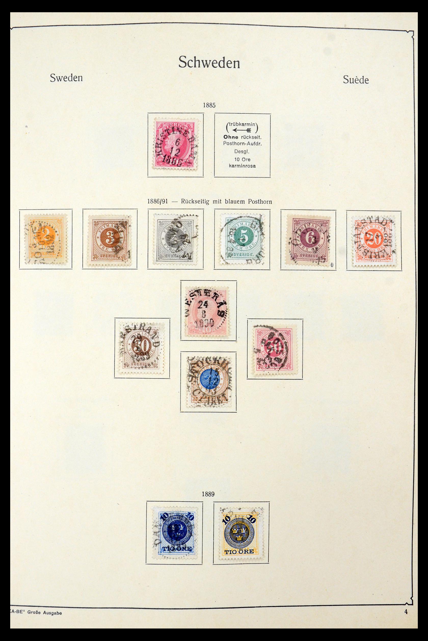 35687 008 - Postzegelverzameling 35687 Zweden 1855-2013.
