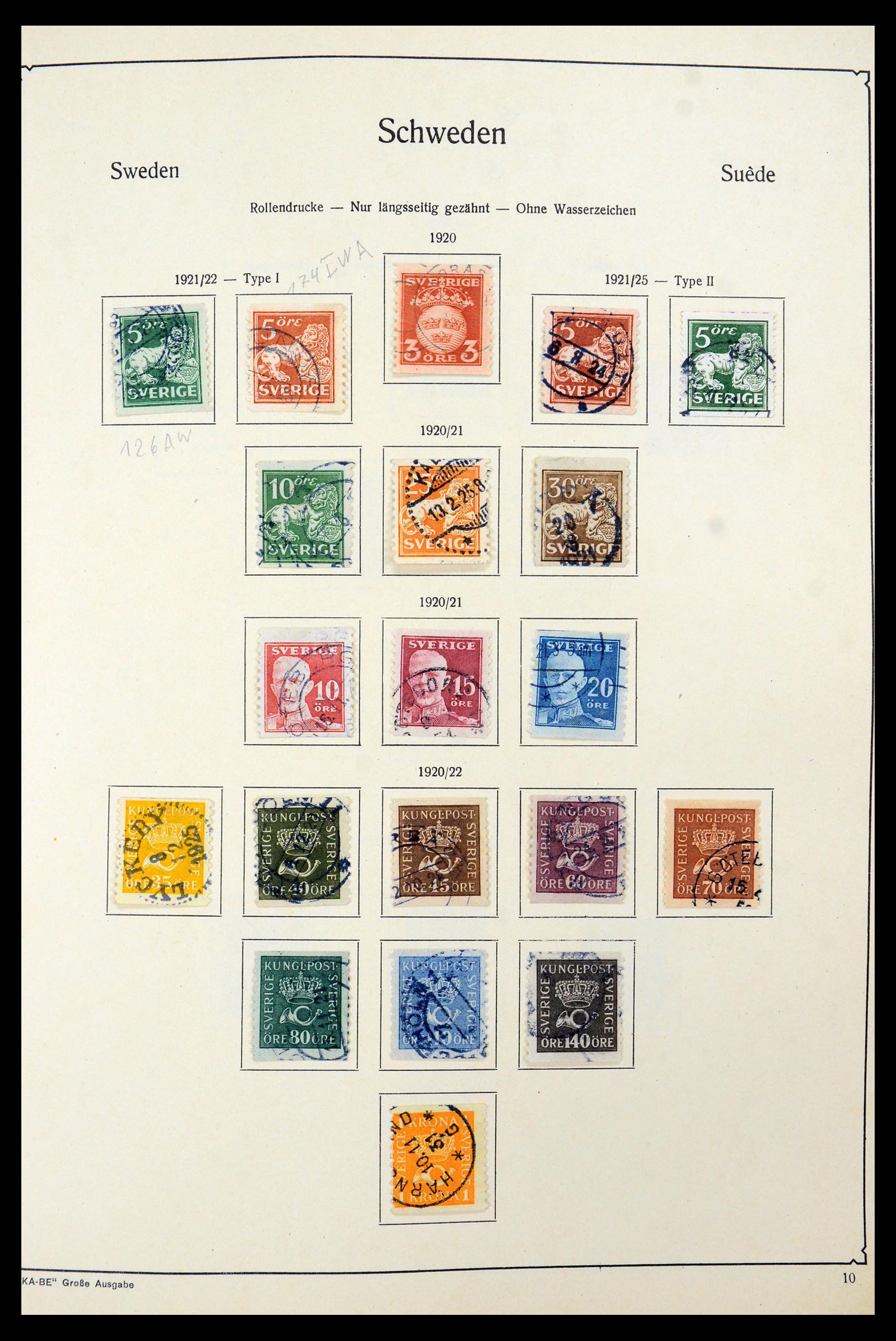 35687 014 - Stamp Collection 35687 Sweden 1855-2013.