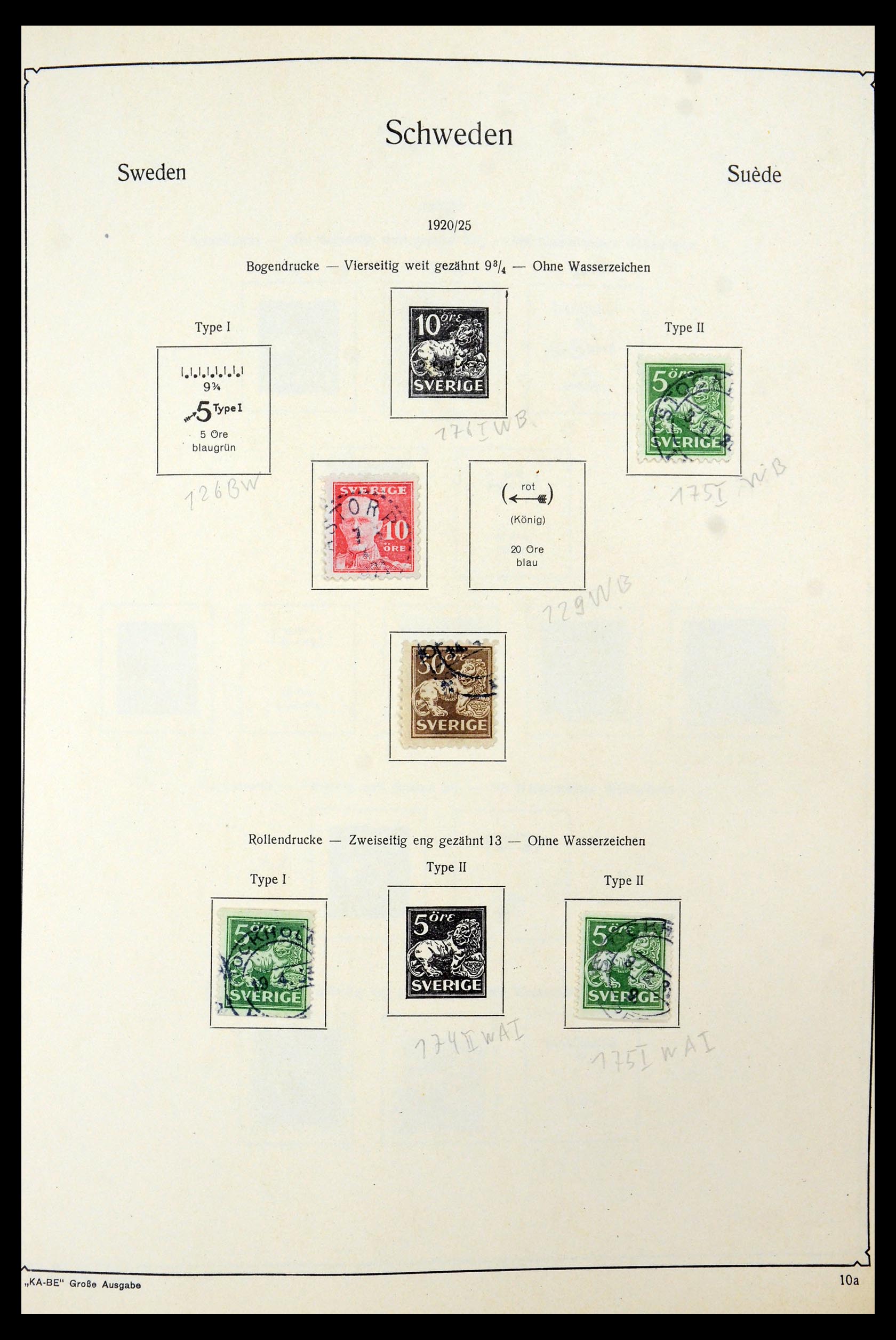 35687 015 - Postzegelverzameling 35687 Zweden 1855-2013.