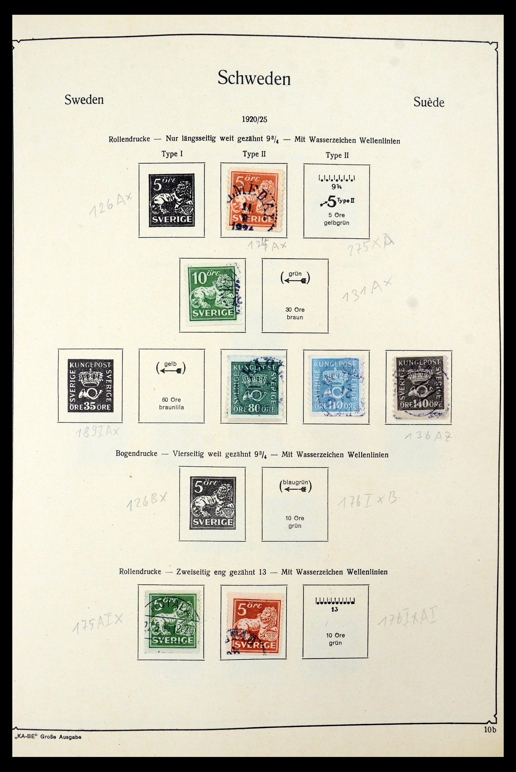 35687 016 - Postzegelverzameling 35687 Zweden 1855-2013.