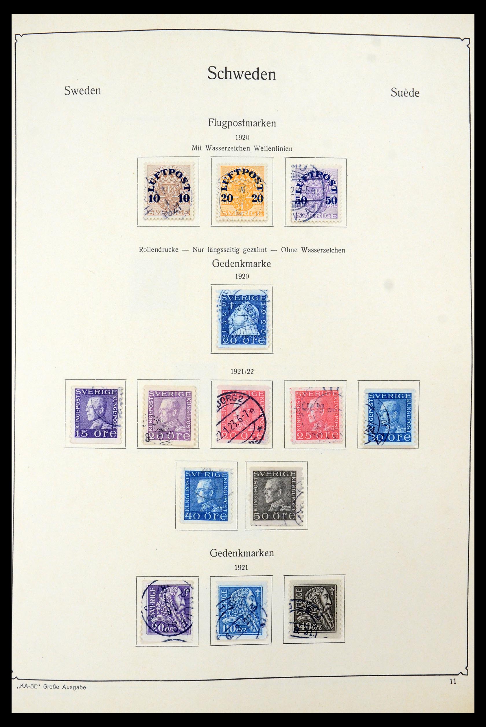 35687 017 - Stamp Collection 35687 Sweden 1855-2013.