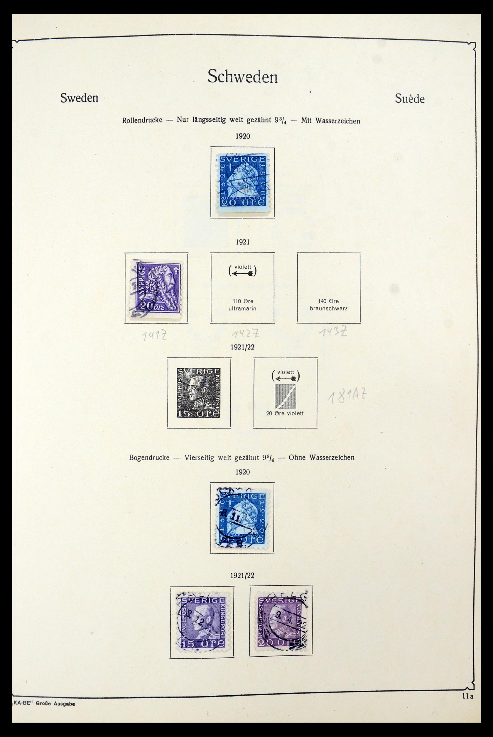 35687 018 - Postzegelverzameling 35687 Zweden 1855-2013.