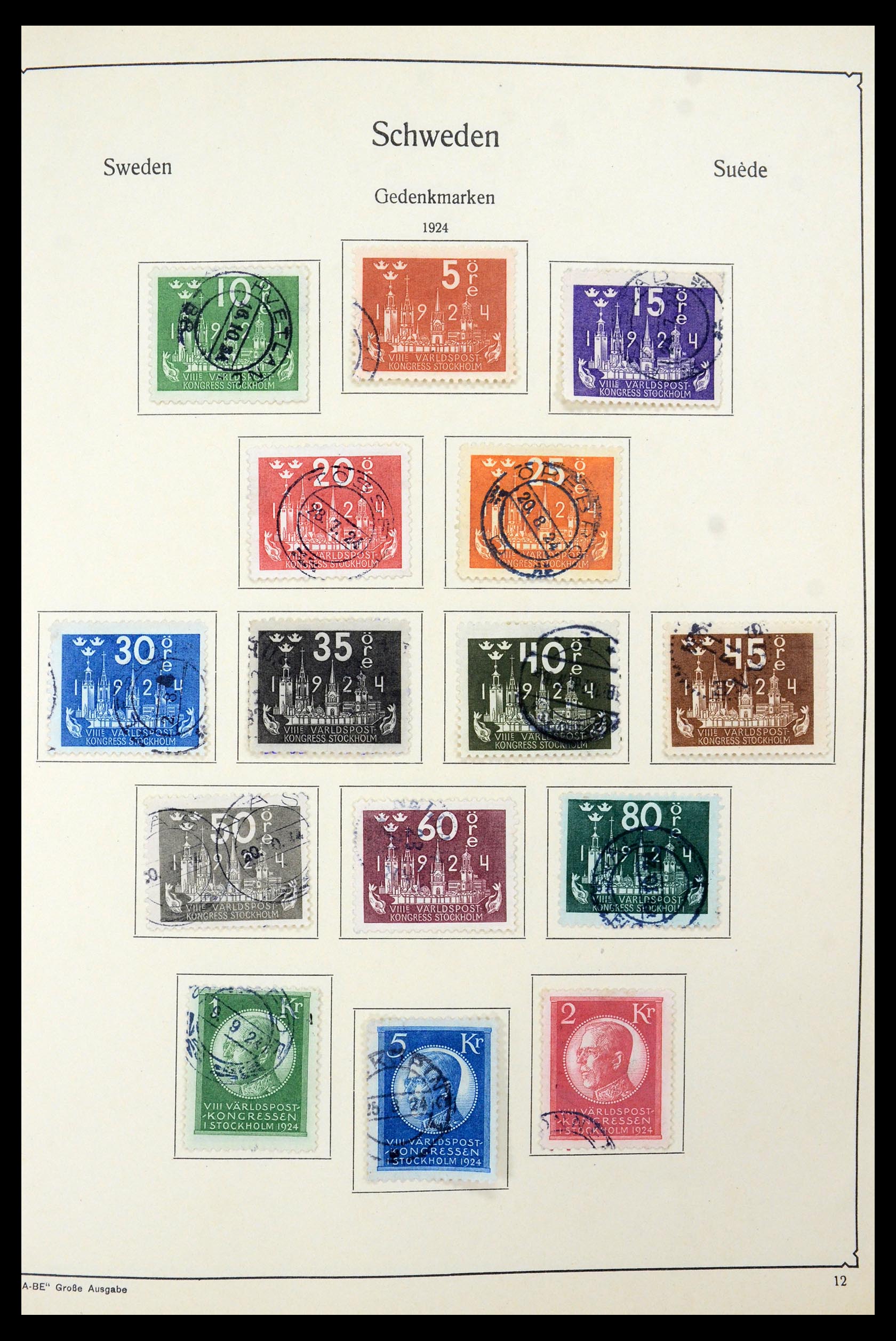 35687 020 - Stamp Collection 35687 Sweden 1855-2013.