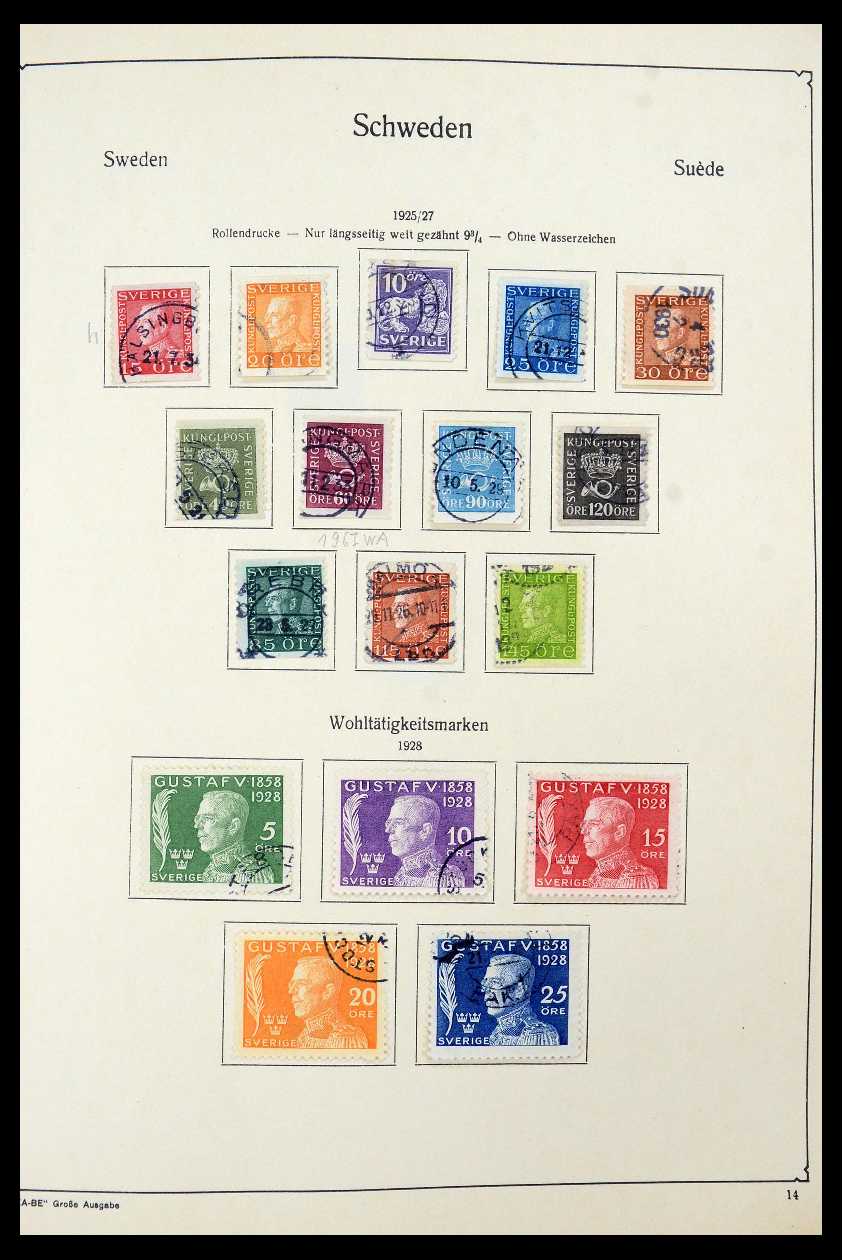 35687 021 - Postzegelverzameling 35687 Zweden 1855-2013.