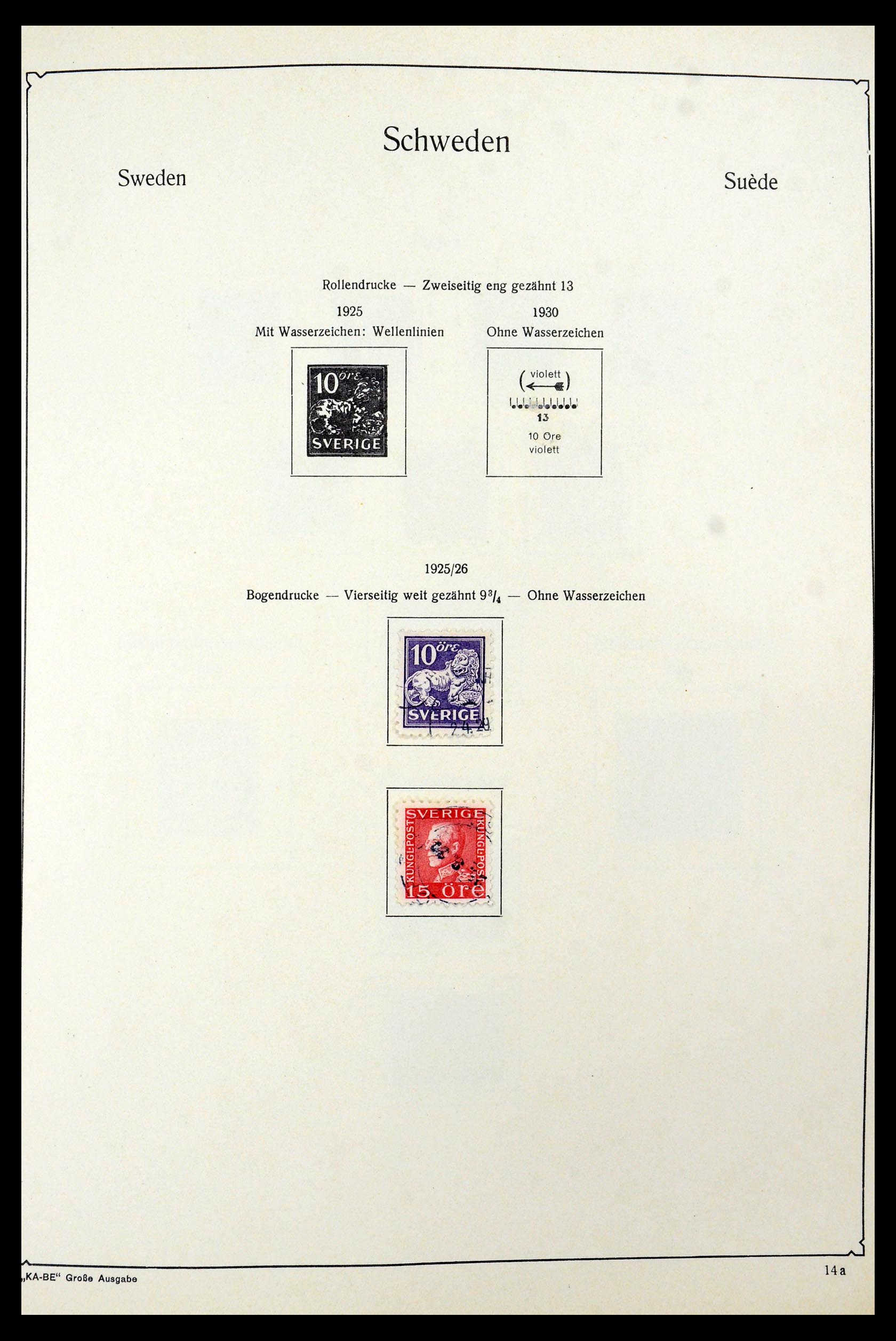 35687 022 - Postzegelverzameling 35687 Zweden 1855-2013.