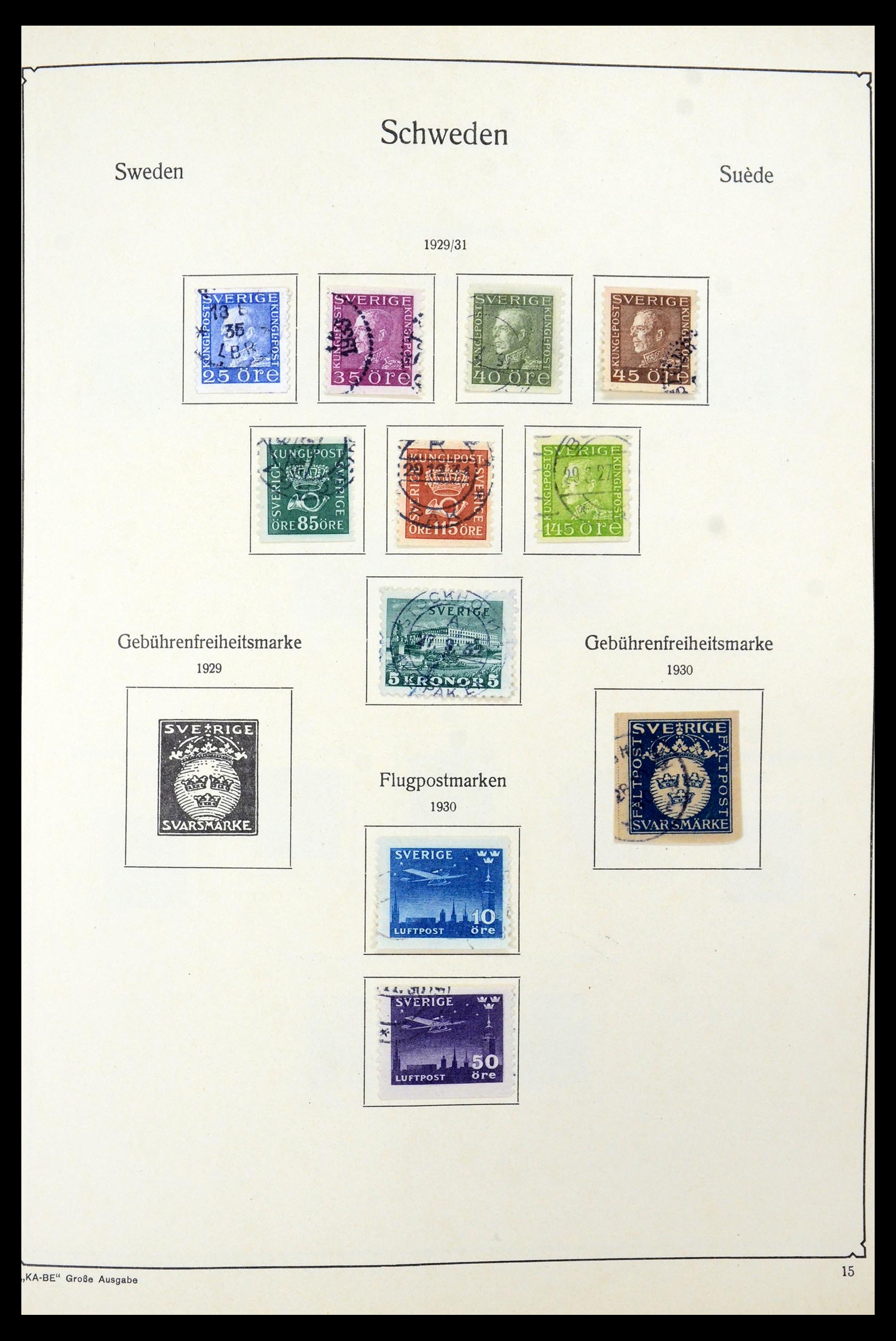35687 023 - Postzegelverzameling 35687 Zweden 1855-2013.