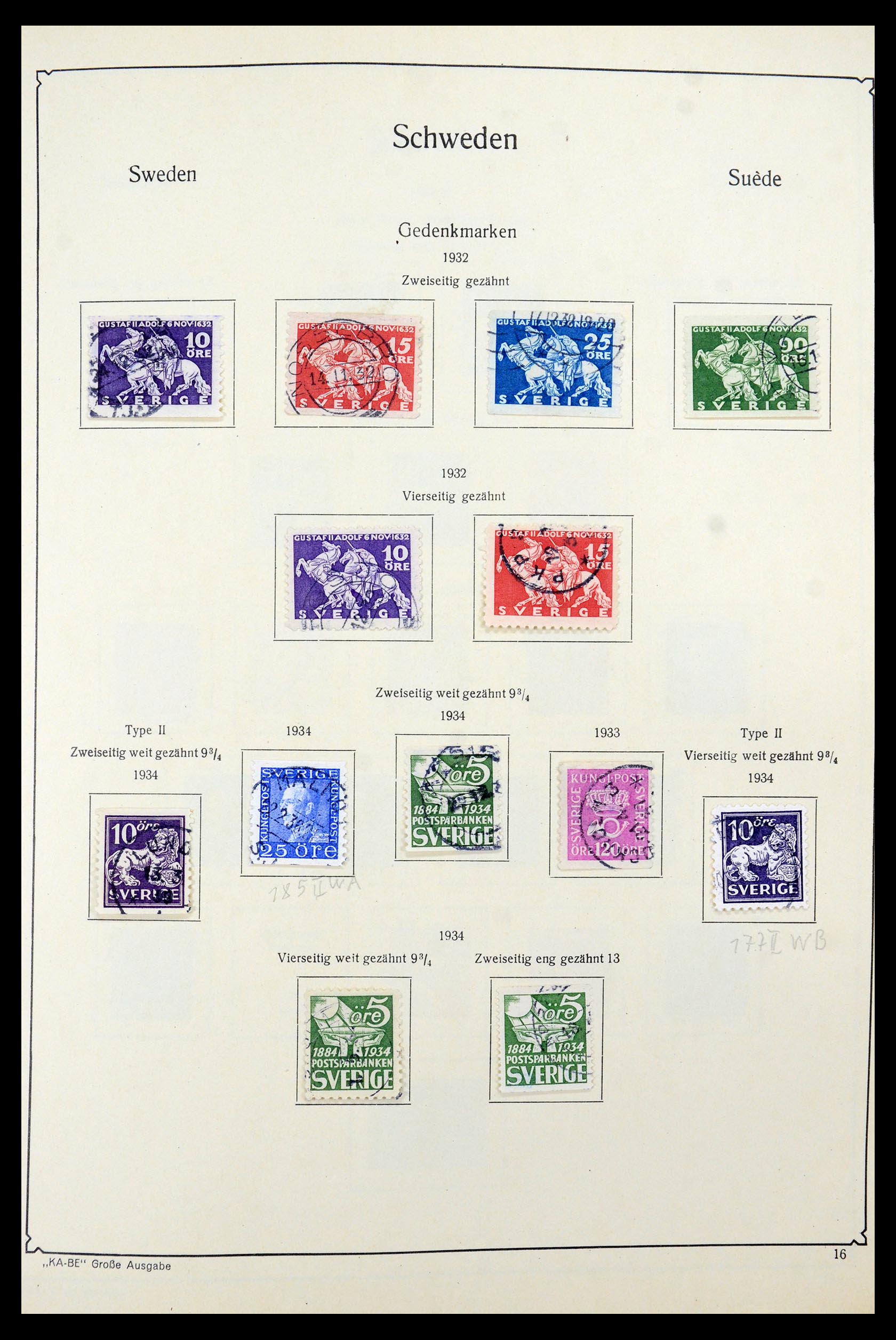35687 024 - Postzegelverzameling 35687 Zweden 1855-2013.