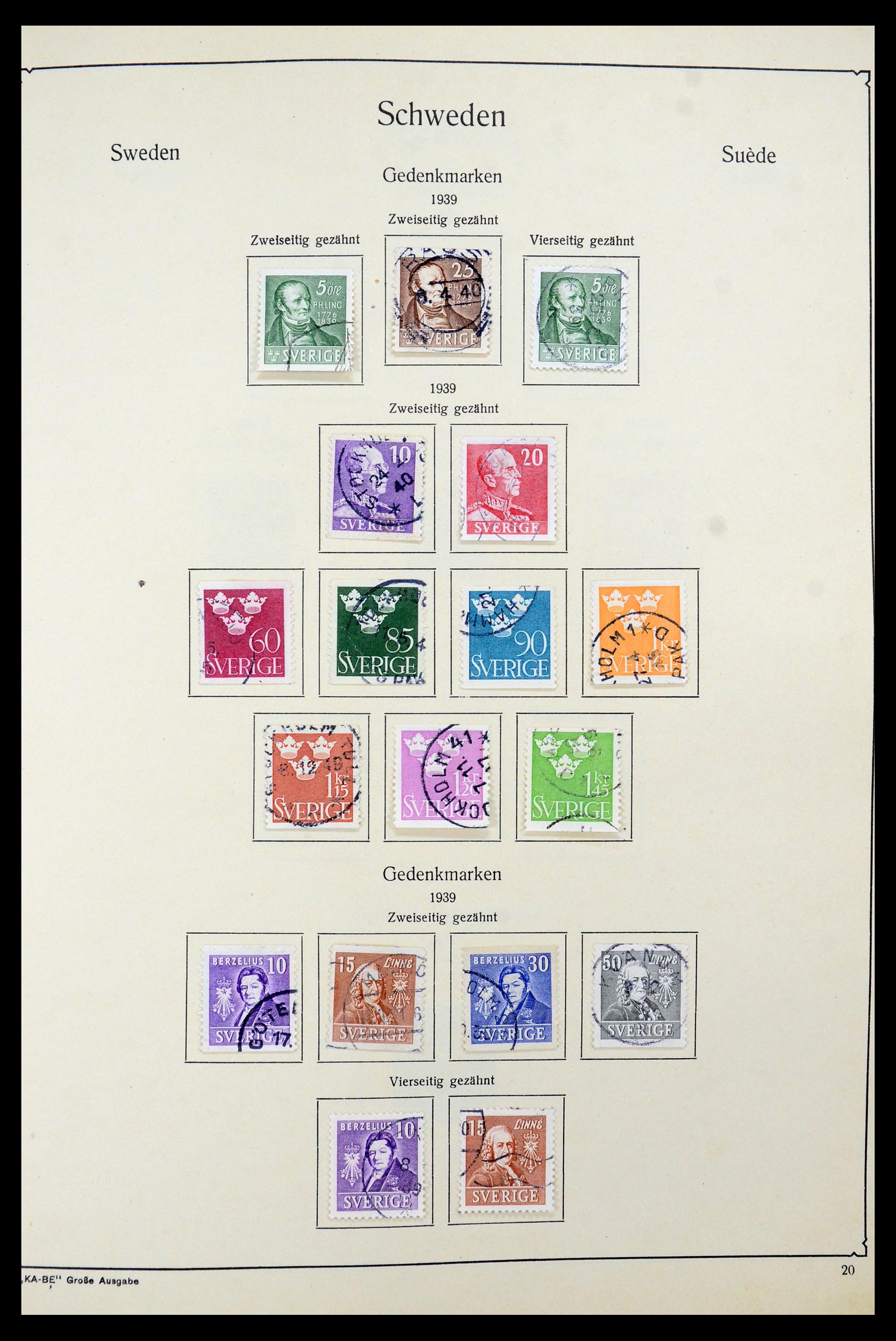 35687 029 - Postzegelverzameling 35687 Zweden 1855-2013.