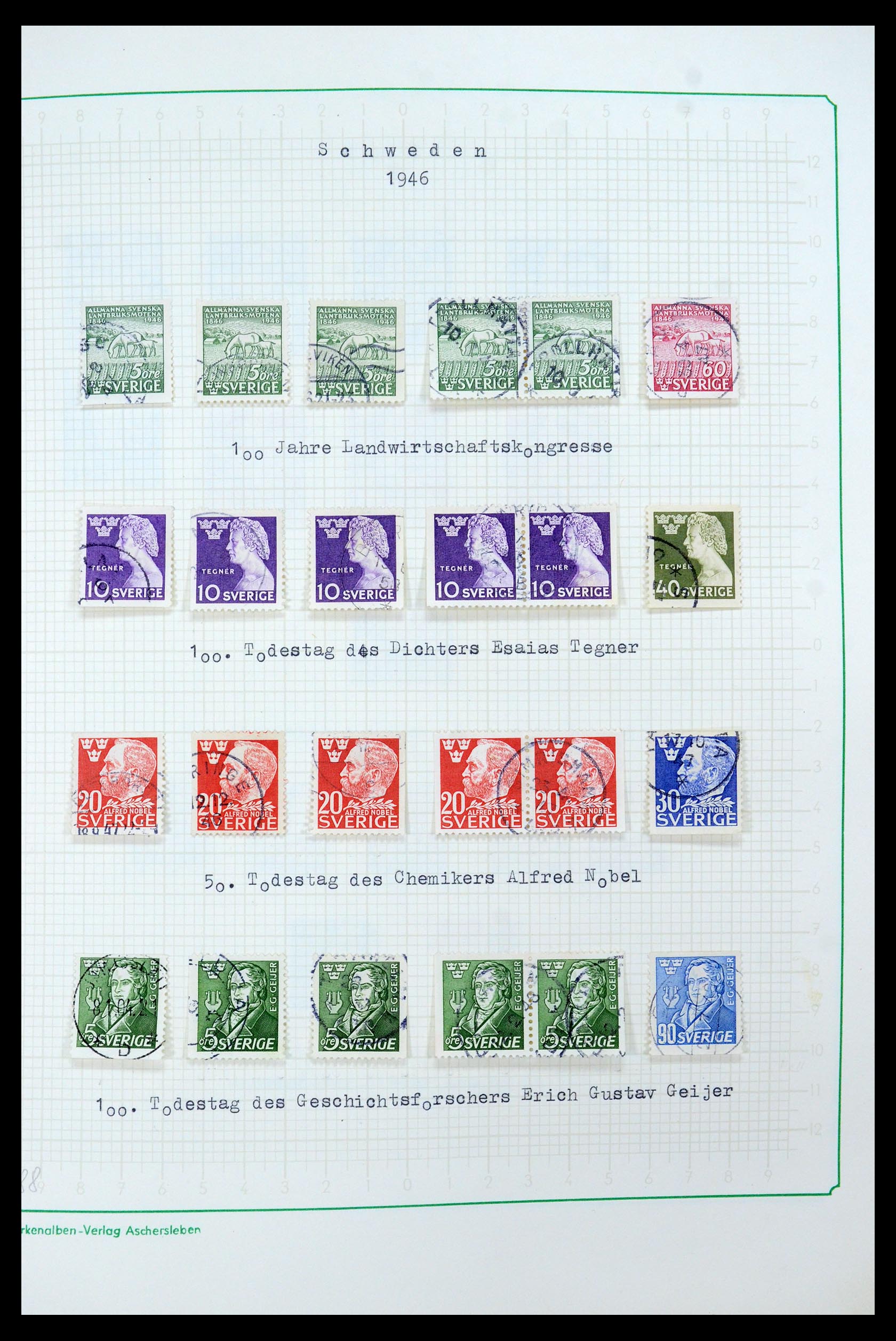 35687 039 - Postzegelverzameling 35687 Zweden 1855-2013.