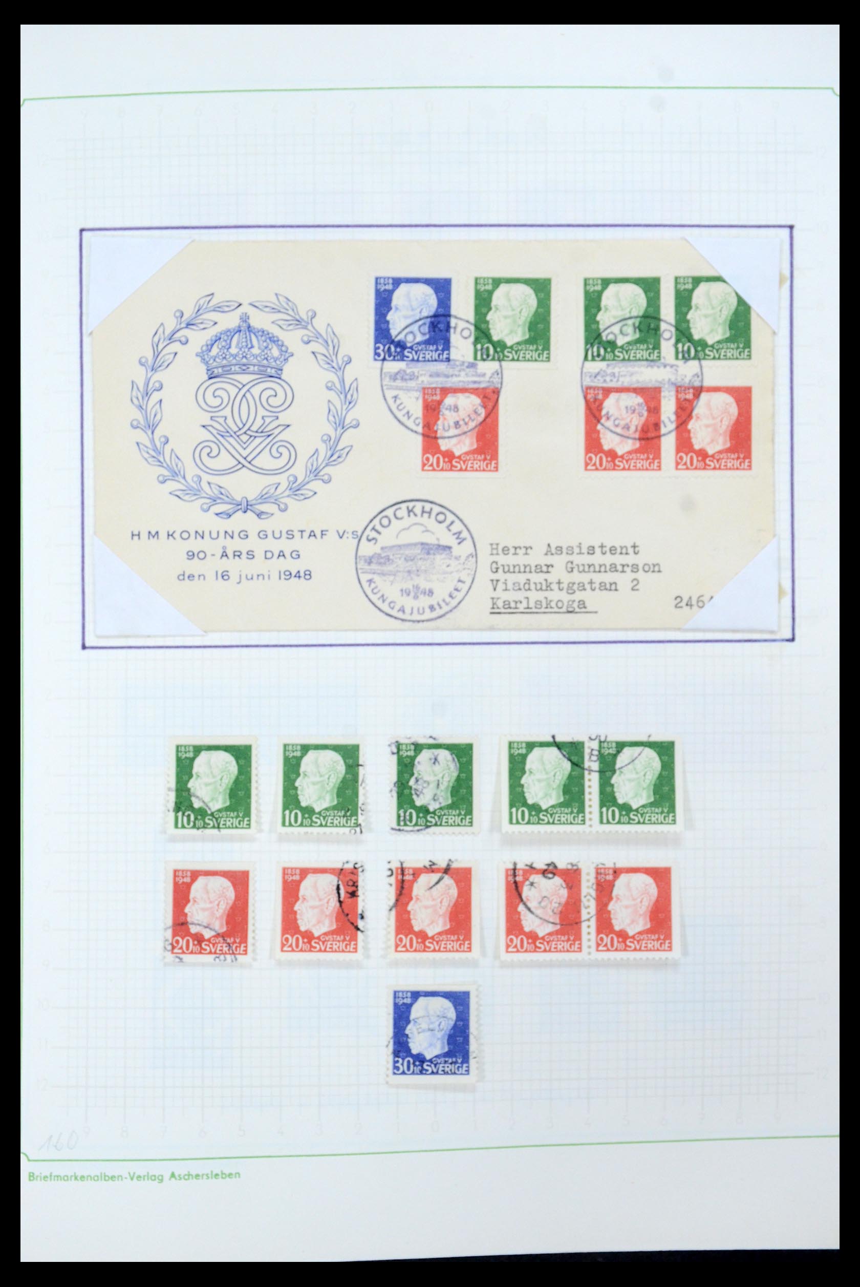 35687 041 - Postzegelverzameling 35687 Zweden 1855-2013.