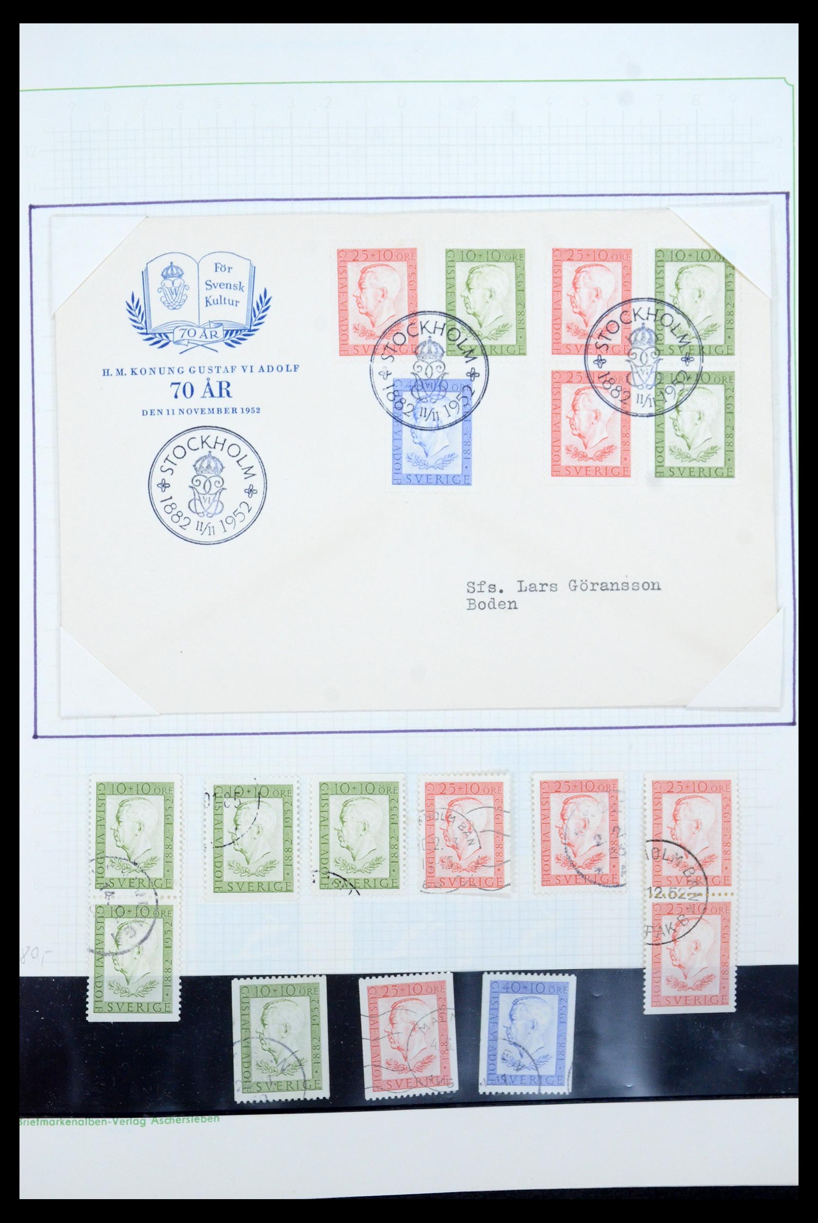35687 045 - Postzegelverzameling 35687 Zweden 1855-2013.