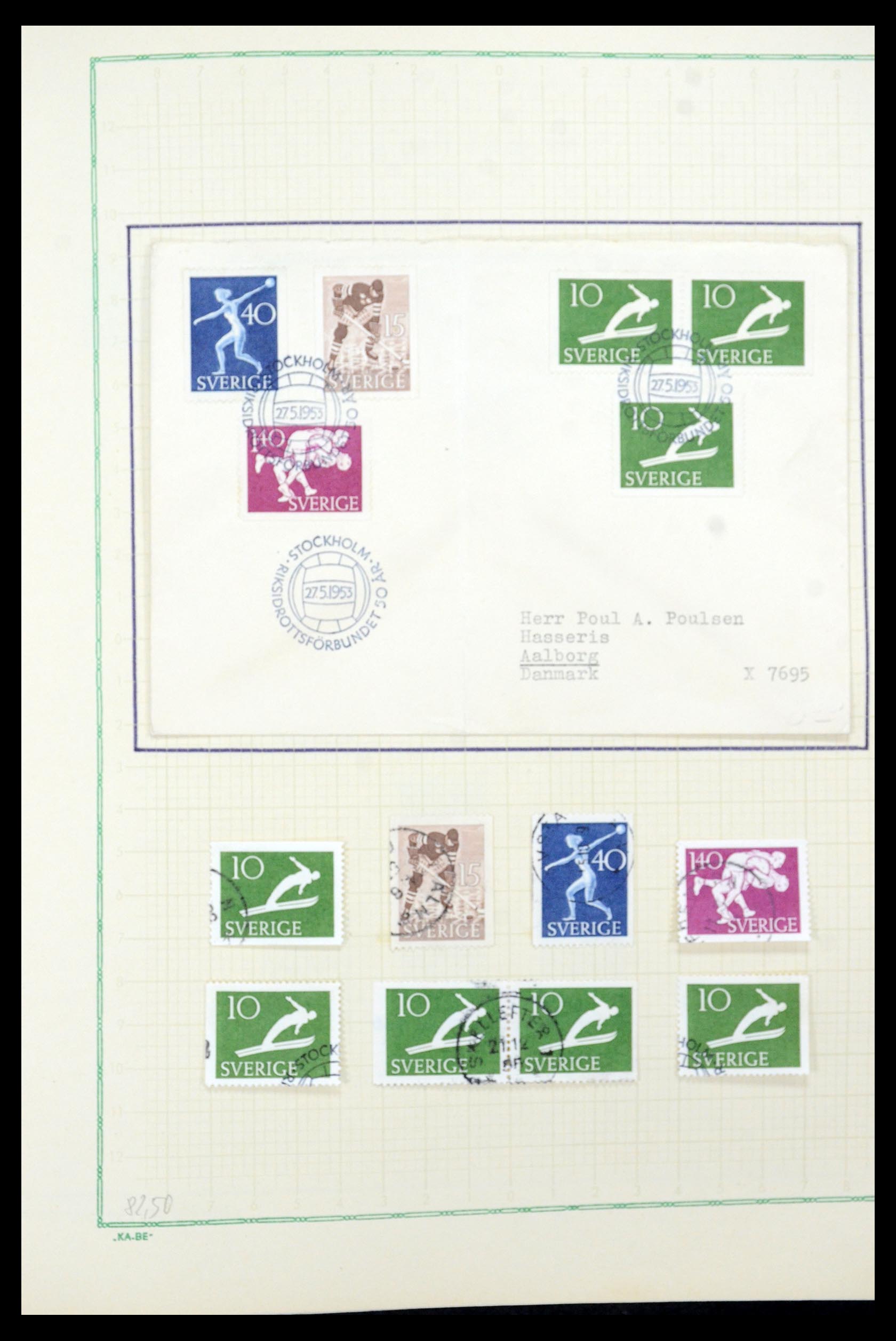 35687 046 - Postzegelverzameling 35687 Zweden 1855-2013.