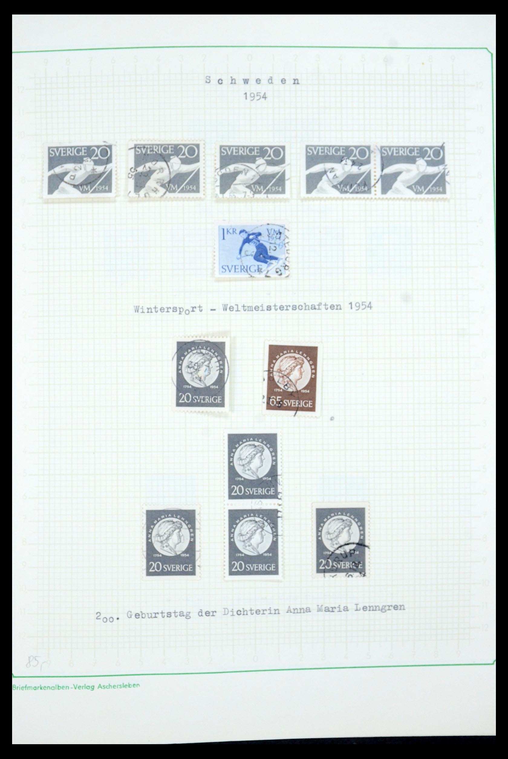 35687 049 - Postzegelverzameling 35687 Zweden 1855-2013.