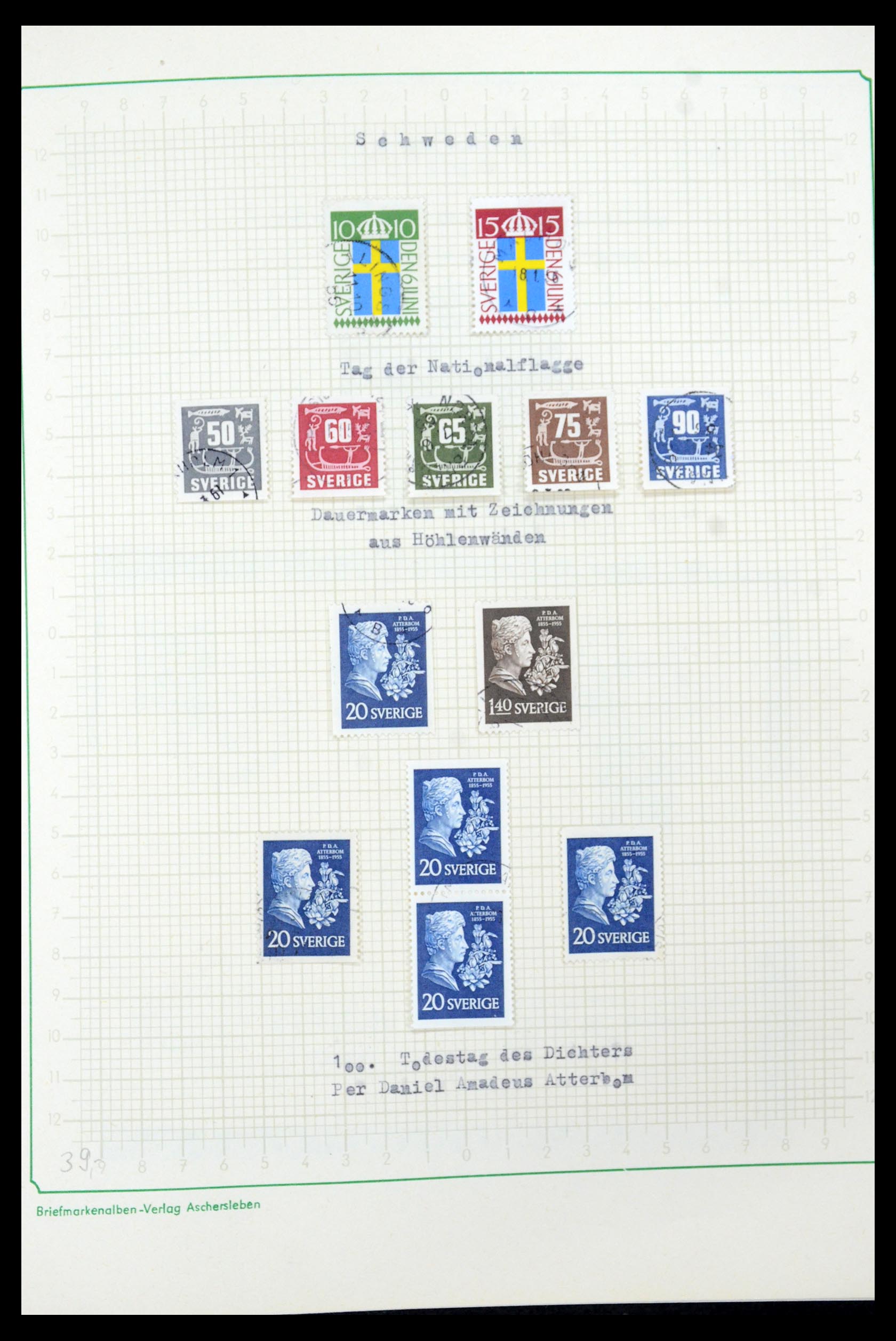 35687 050 - Postzegelverzameling 35687 Zweden 1855-2013.