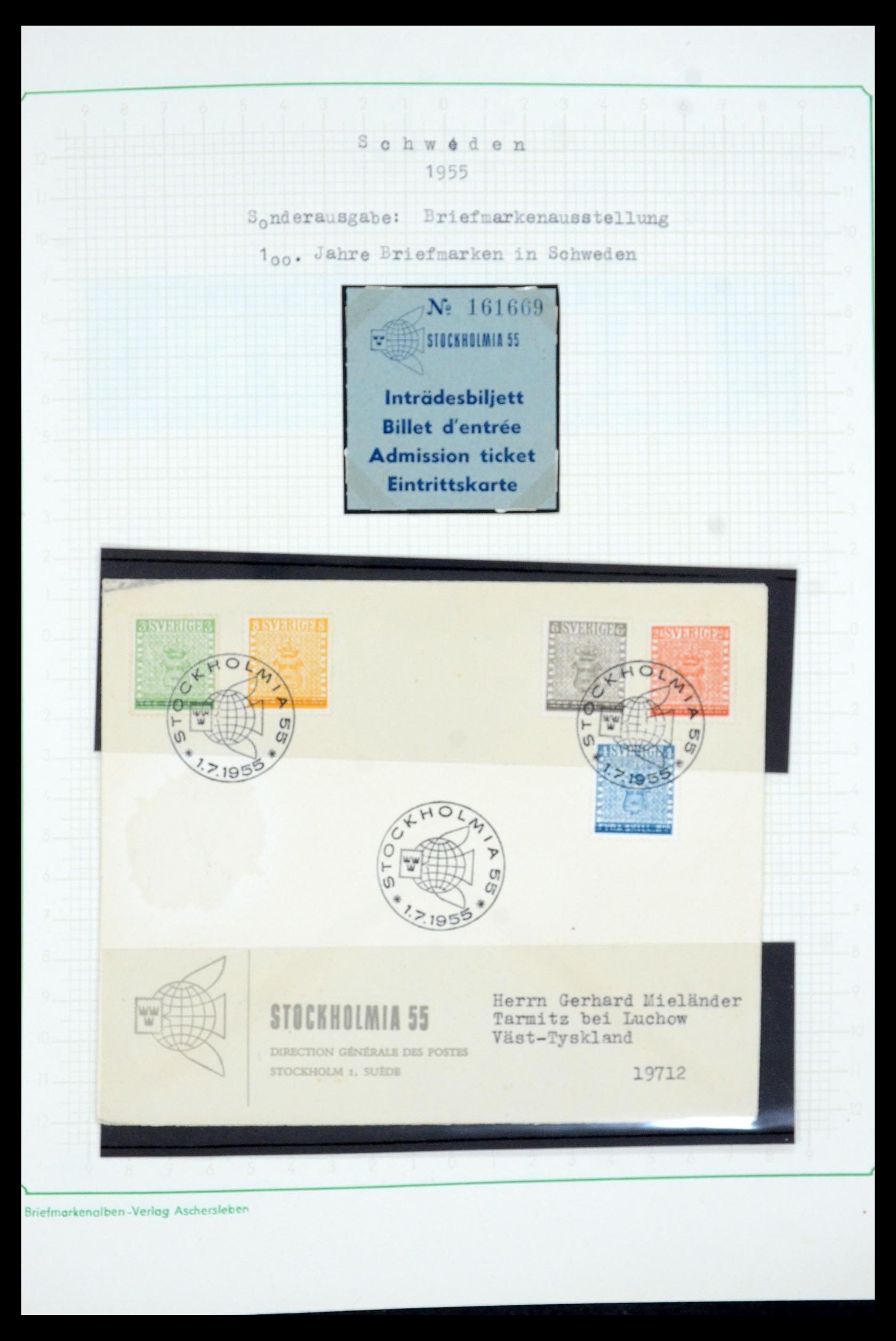 35687 051 - Postzegelverzameling 35687 Zweden 1855-2013.