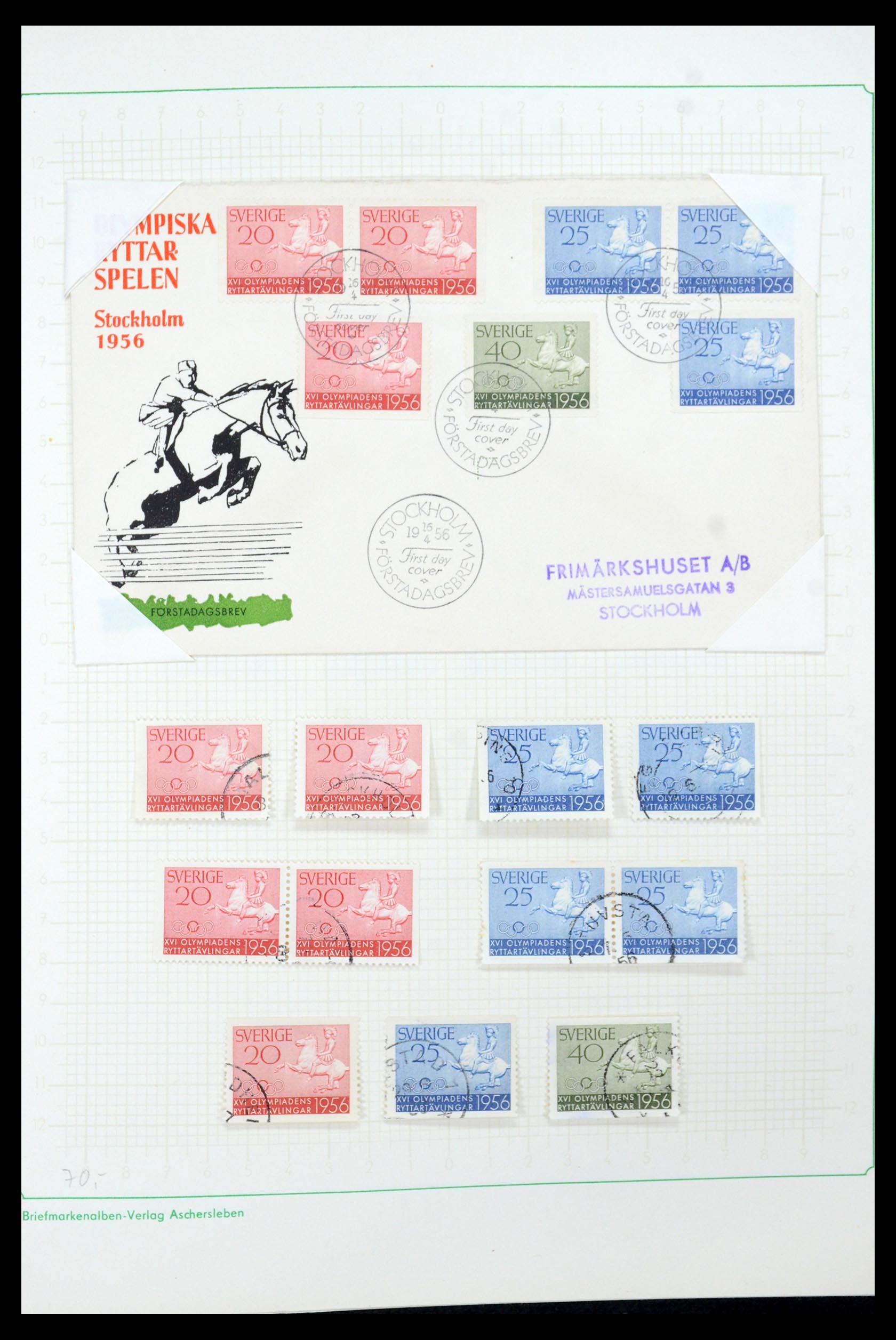 35687 054 - Postzegelverzameling 35687 Zweden 1855-2013.