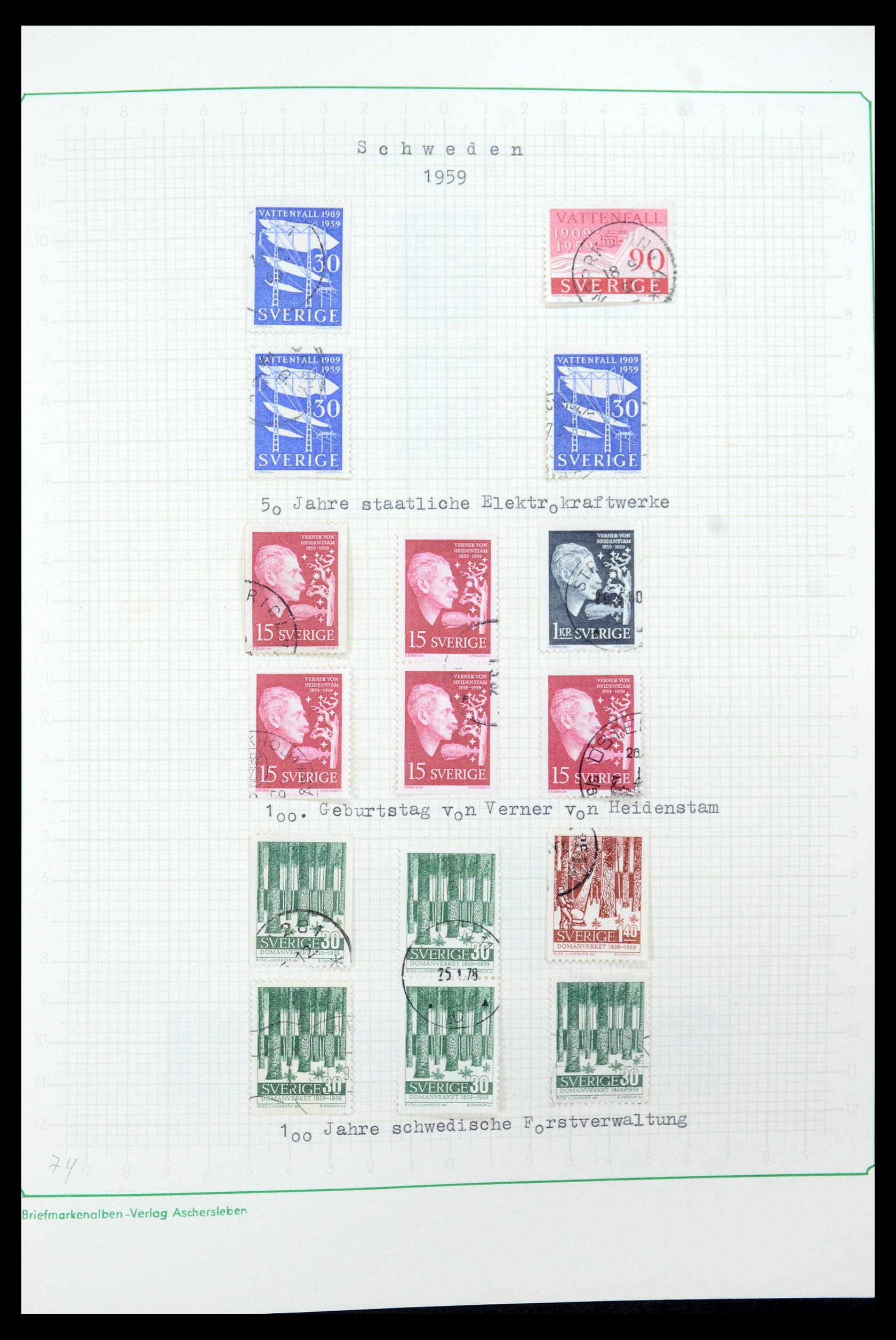 35687 061 - Stamp Collection 35687 Sweden 1855-2013.