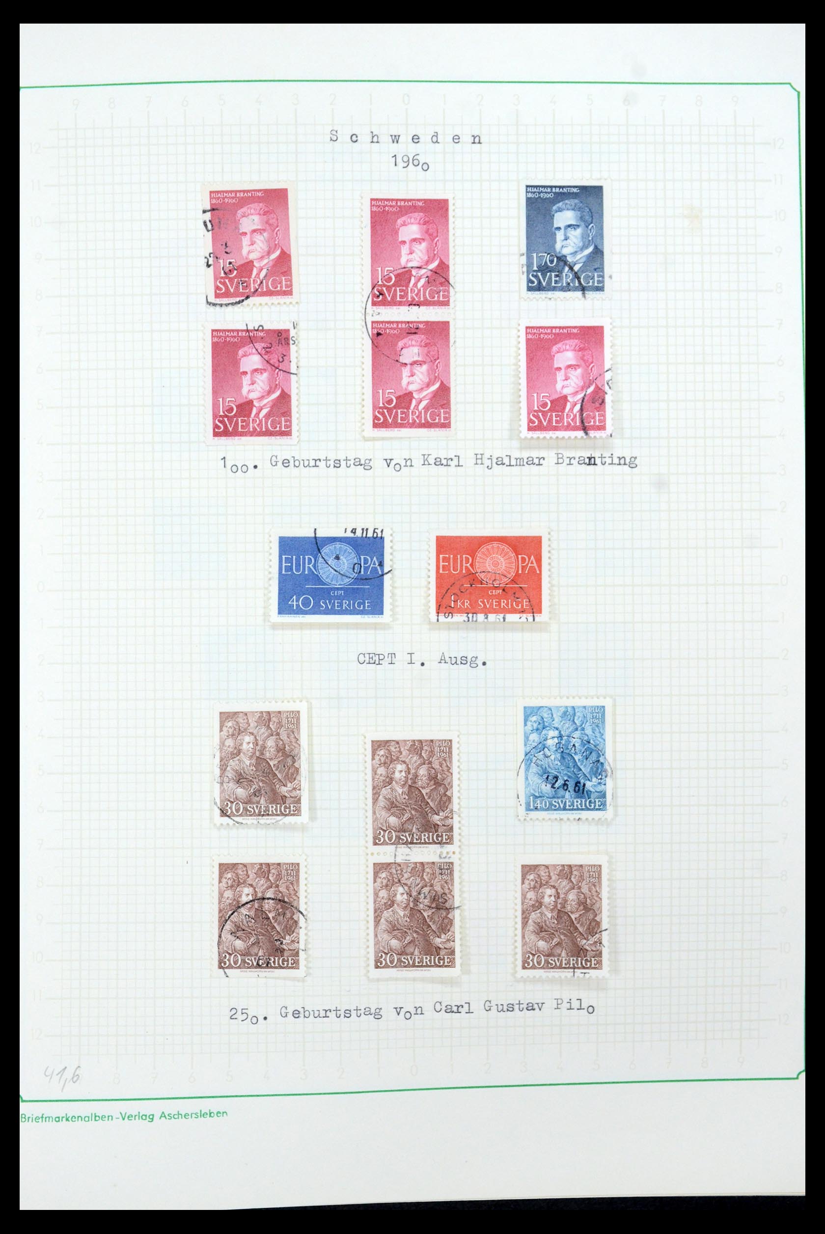 35687 064 - Stamp Collection 35687 Sweden 1855-2013.