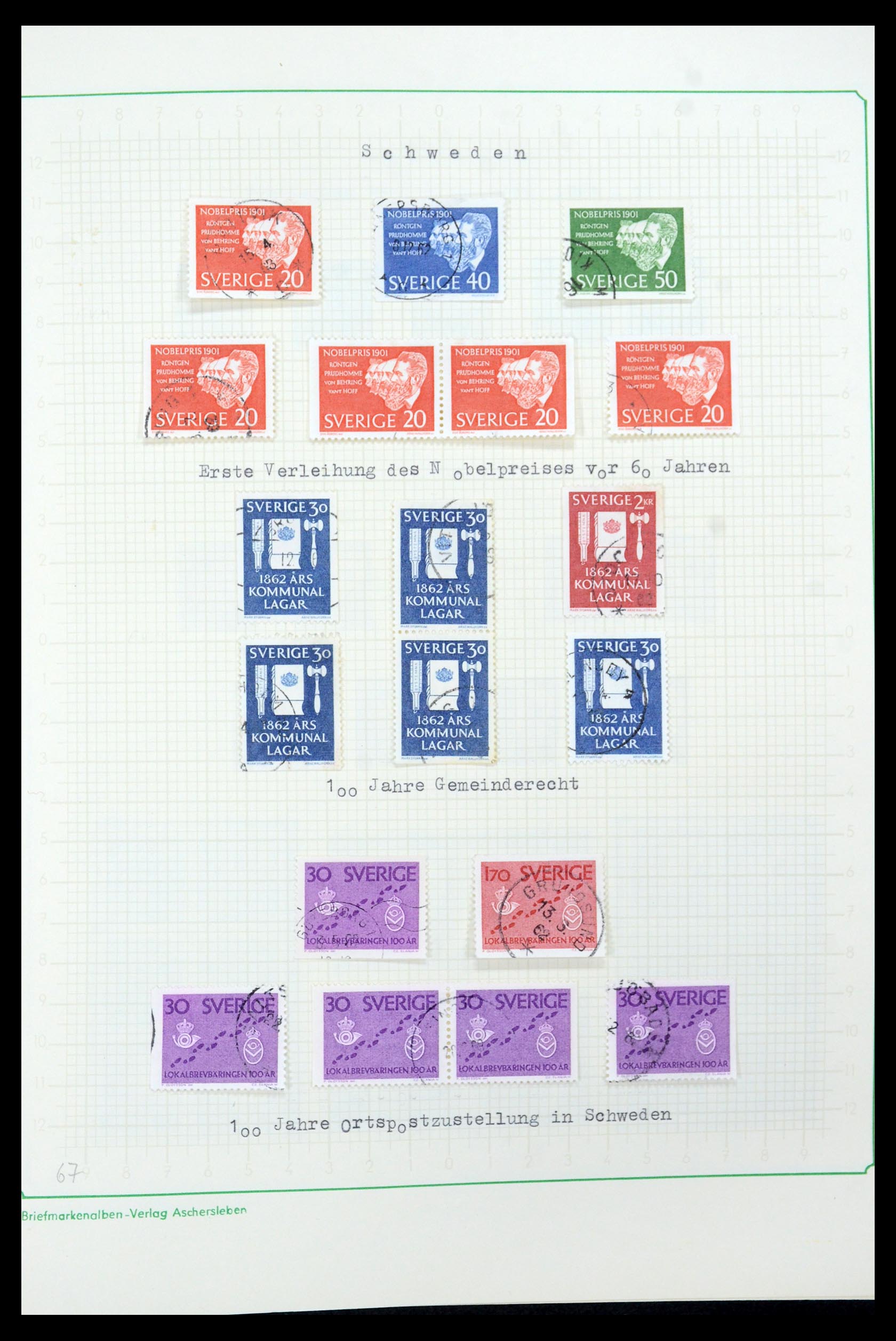35687 068 - Stamp Collection 35687 Sweden 1855-2013.